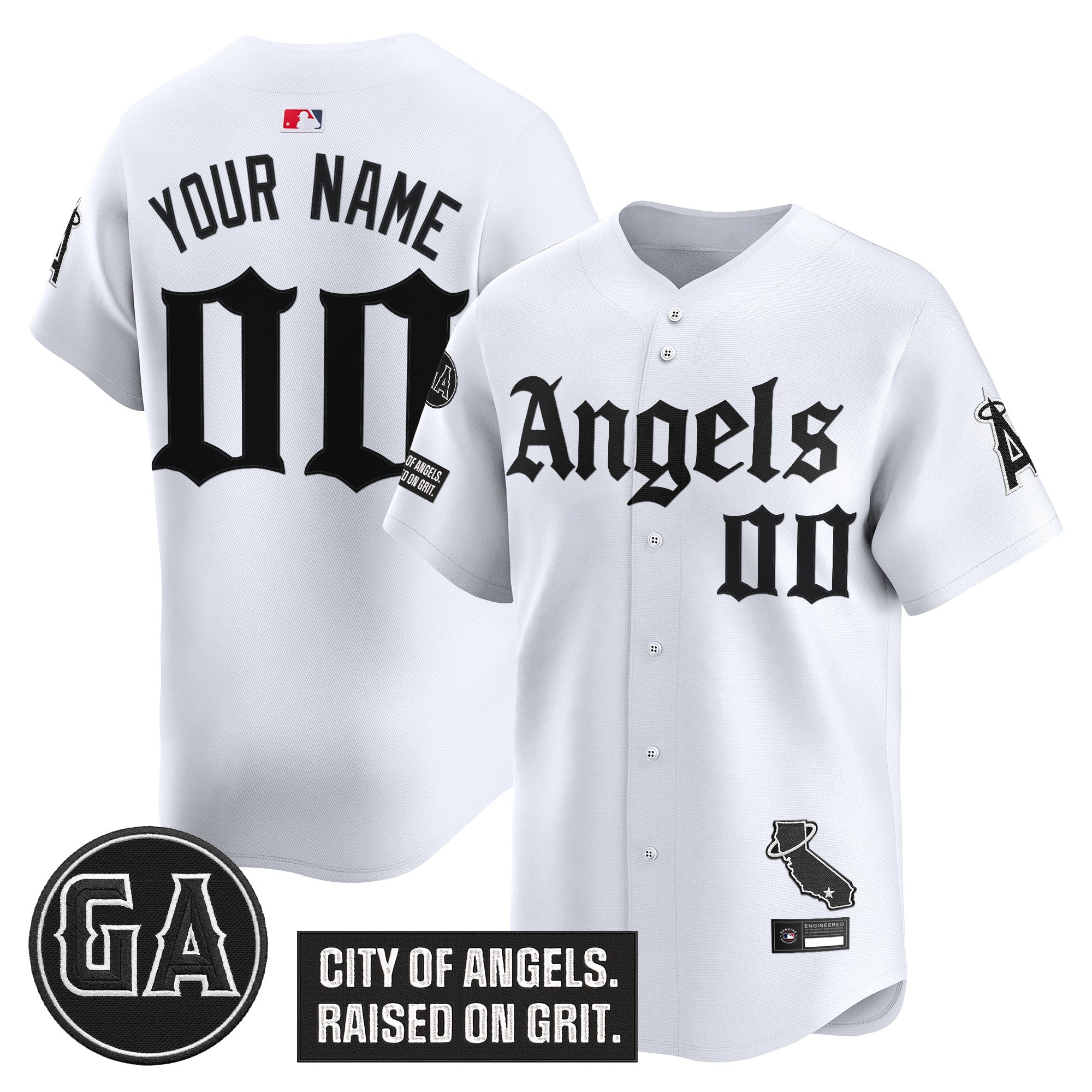 ‘Garret Anderson Tribute Patch’ Vapor Premier Limited Custom Jersey – Gothic Edition