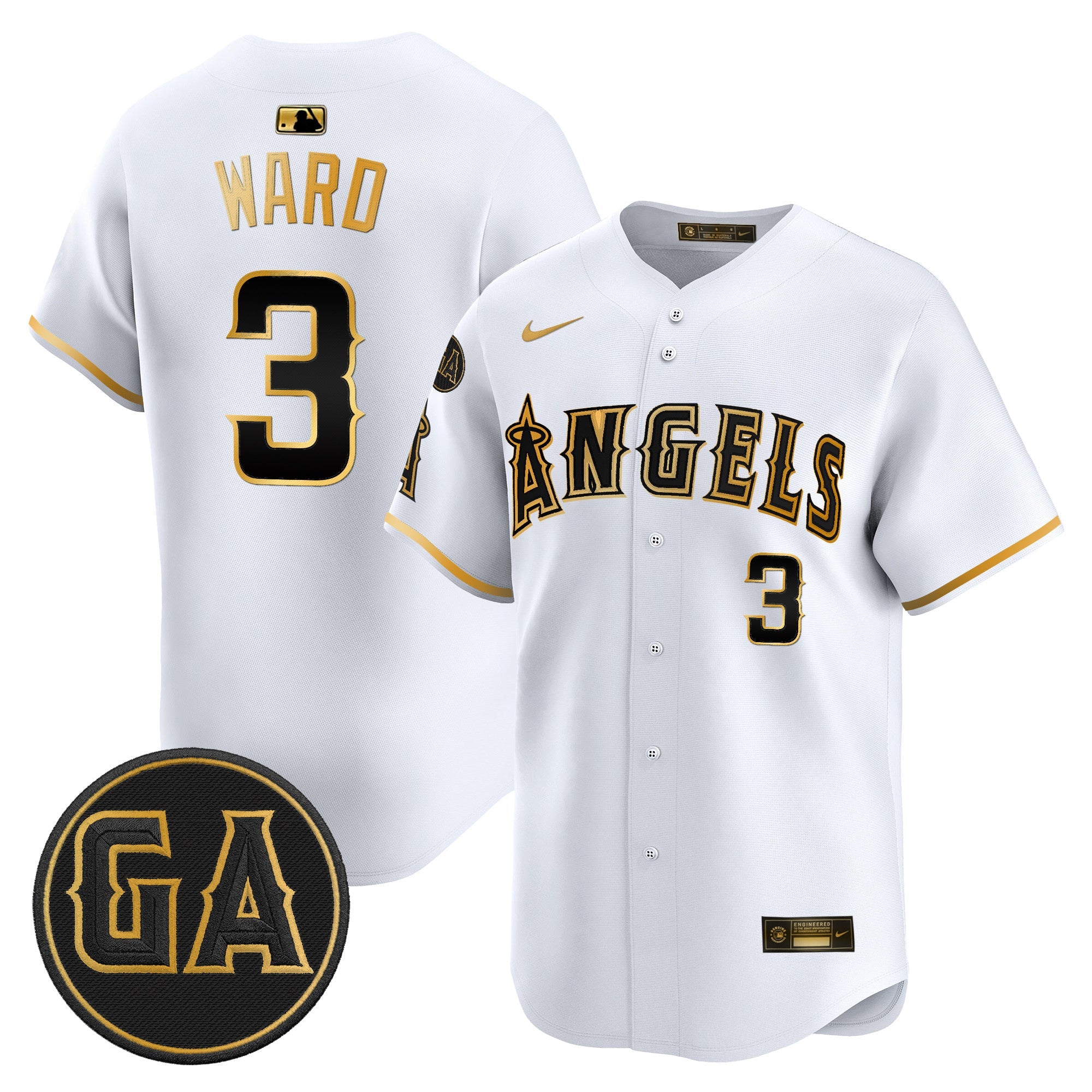 Men’s ‘Garret Anderson Tribute Patch’ Vapor Premier Limited Jersey