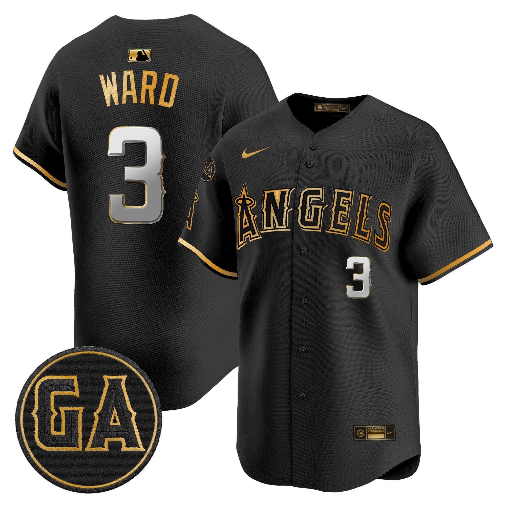 Men’s ‘Garret Anderson Tribute Patch’ Vapor Premier Limited Jersey