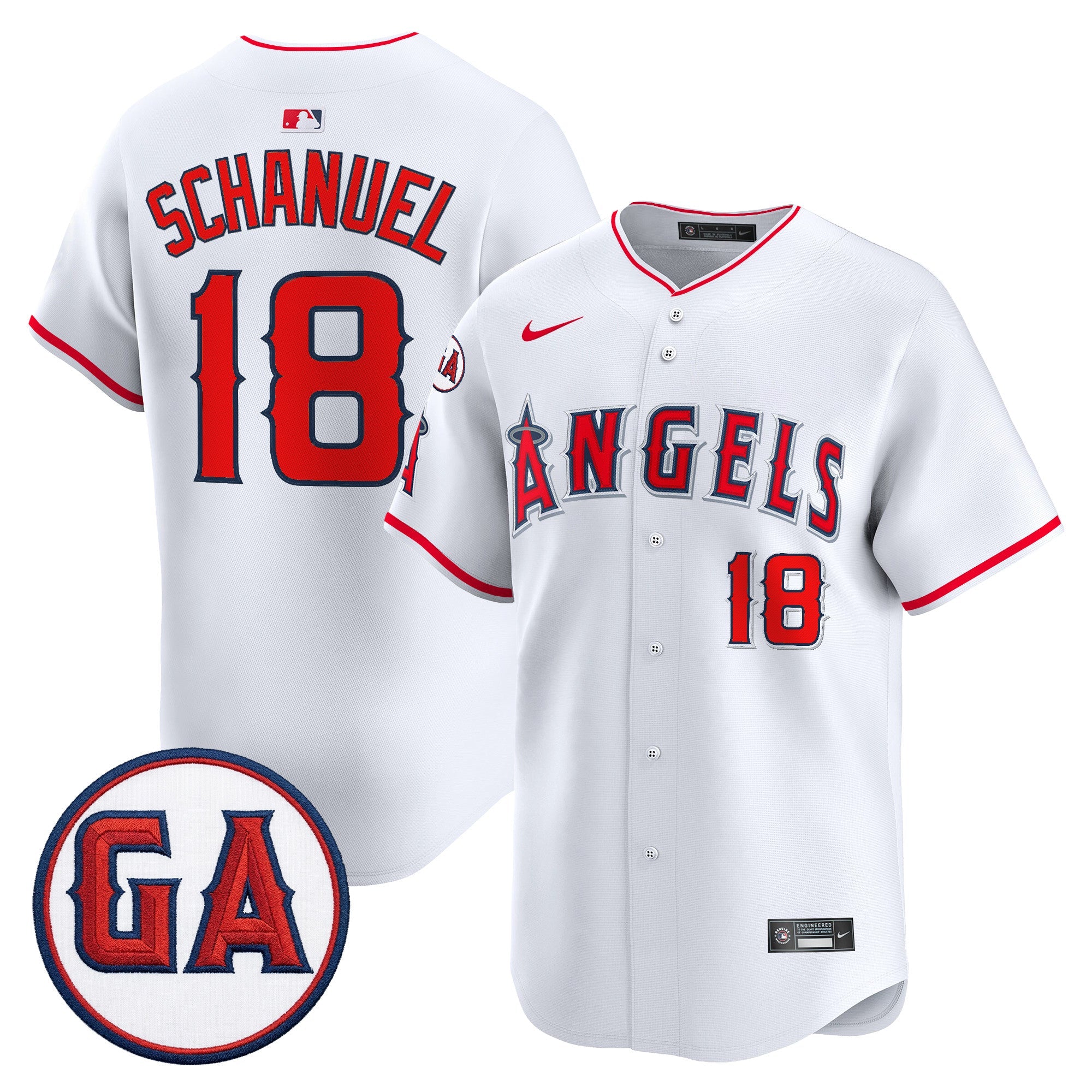 Men’s ‘Garret Anderson Tribute Patch’ Vapor Premier Limited Jersey
