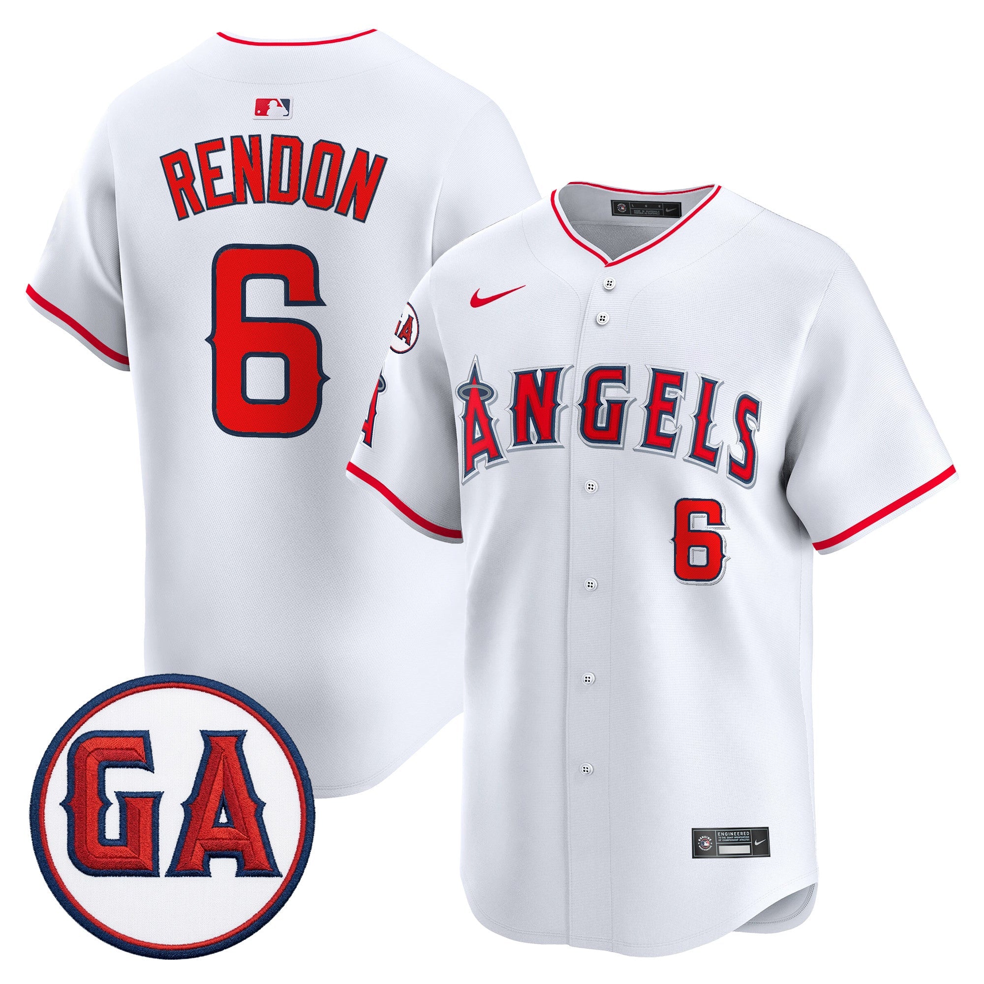 Men’s ‘Garret Anderson Tribute Patch’ Vapor Premier Limited Jersey