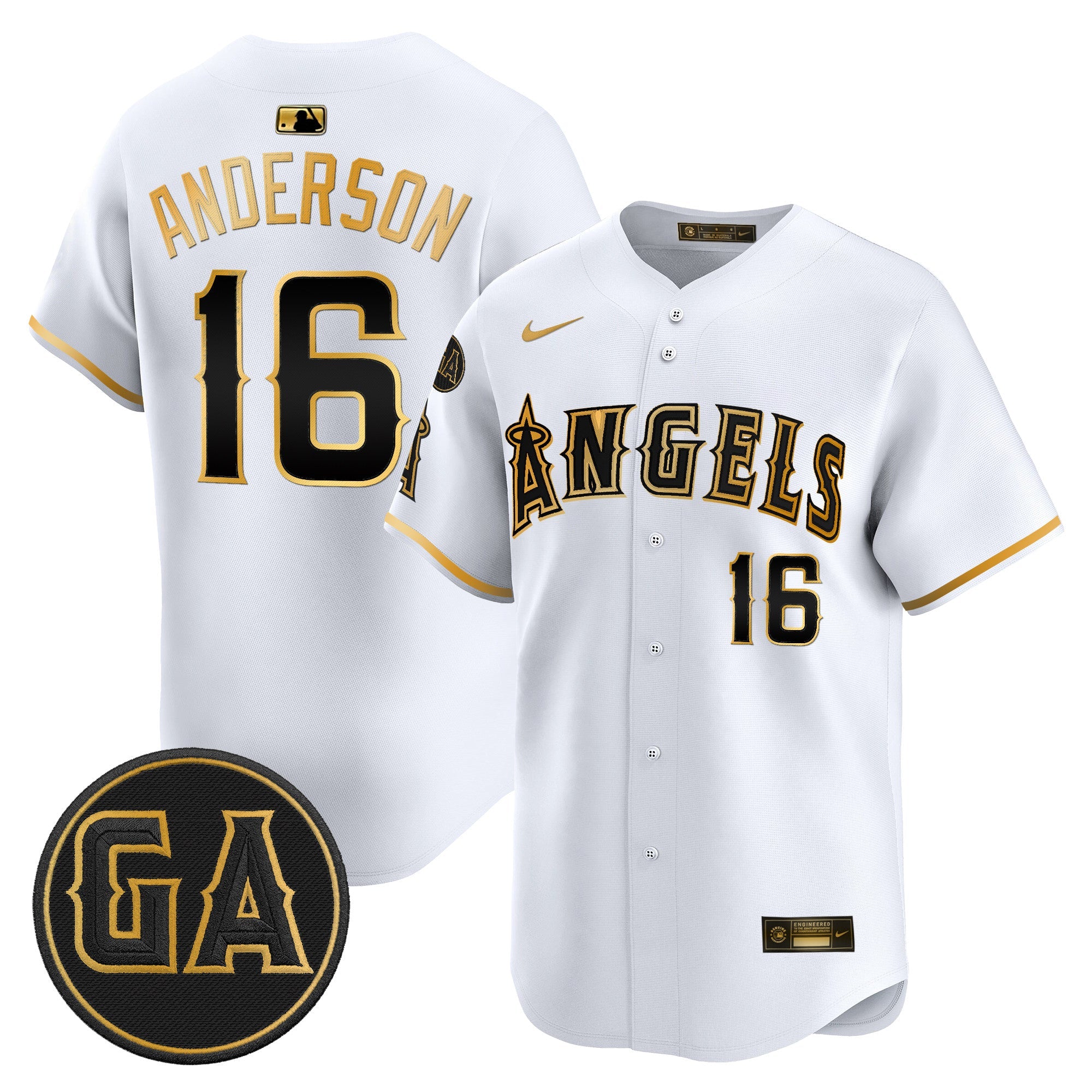Men’s ‘Garret Anderson Tribute Patch’ Vapor Premier Limited Jersey