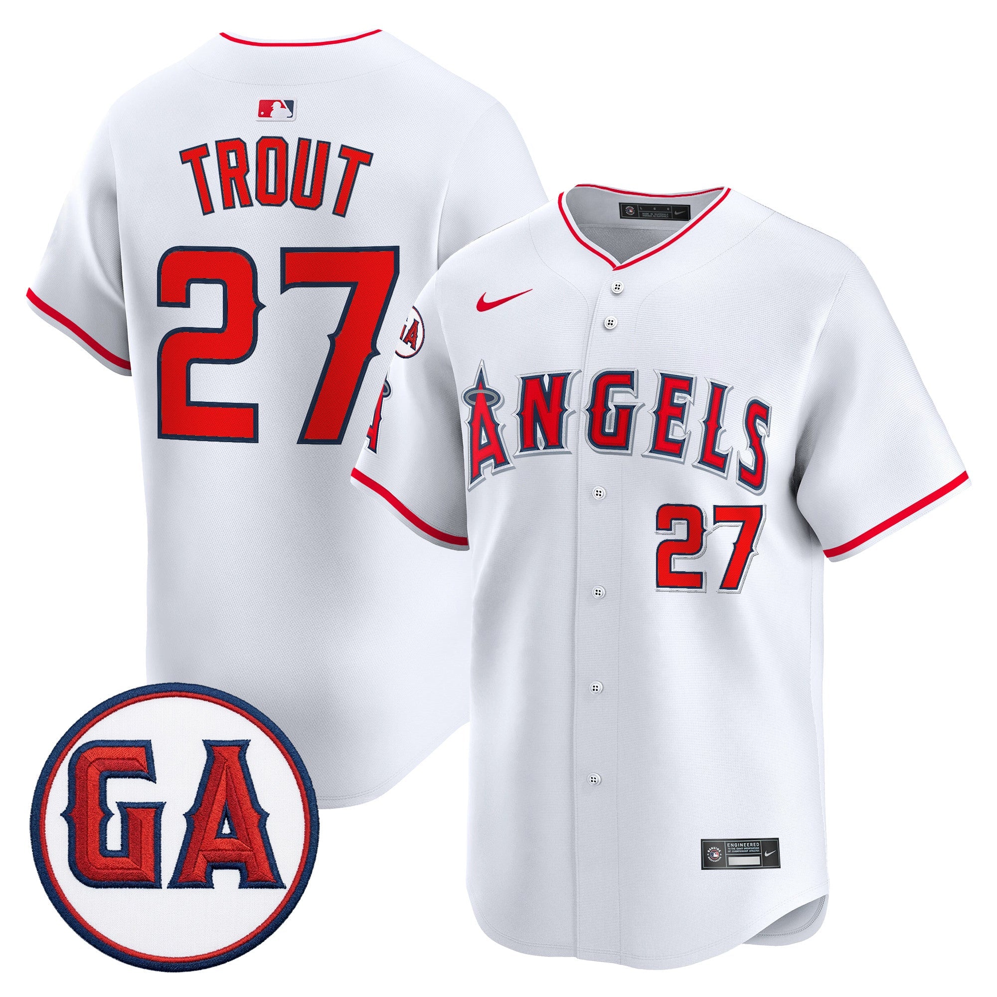 Men’s ‘Garret Anderson Tribute Patch’ Vapor Premier Limited Jersey