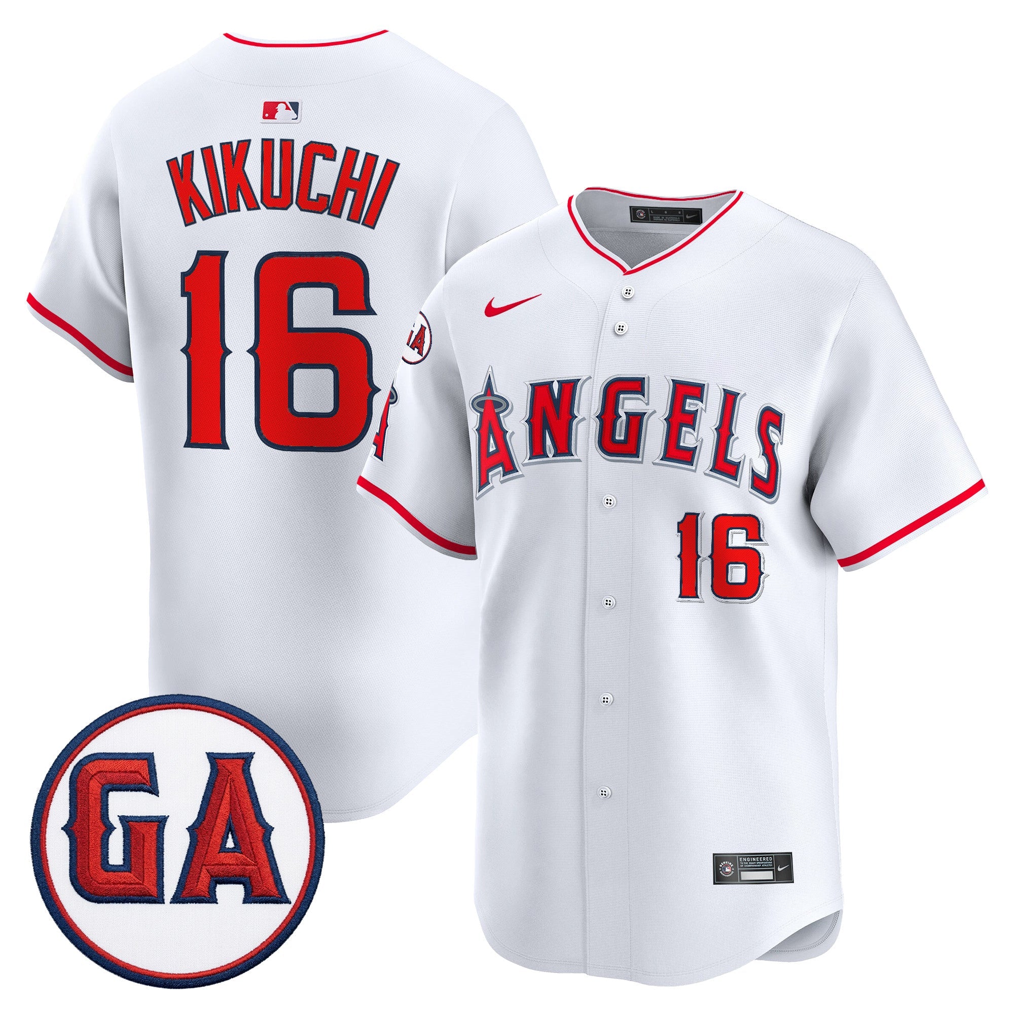 Men’s ‘Garret Anderson Tribute Patch’ Vapor Premier Limited Jersey