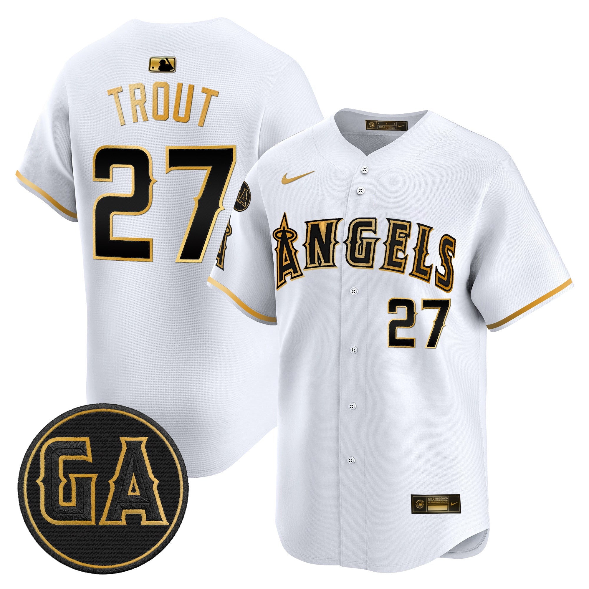 Men’s ‘Garret Anderson Tribute Patch’ Vapor Premier Limited Jersey