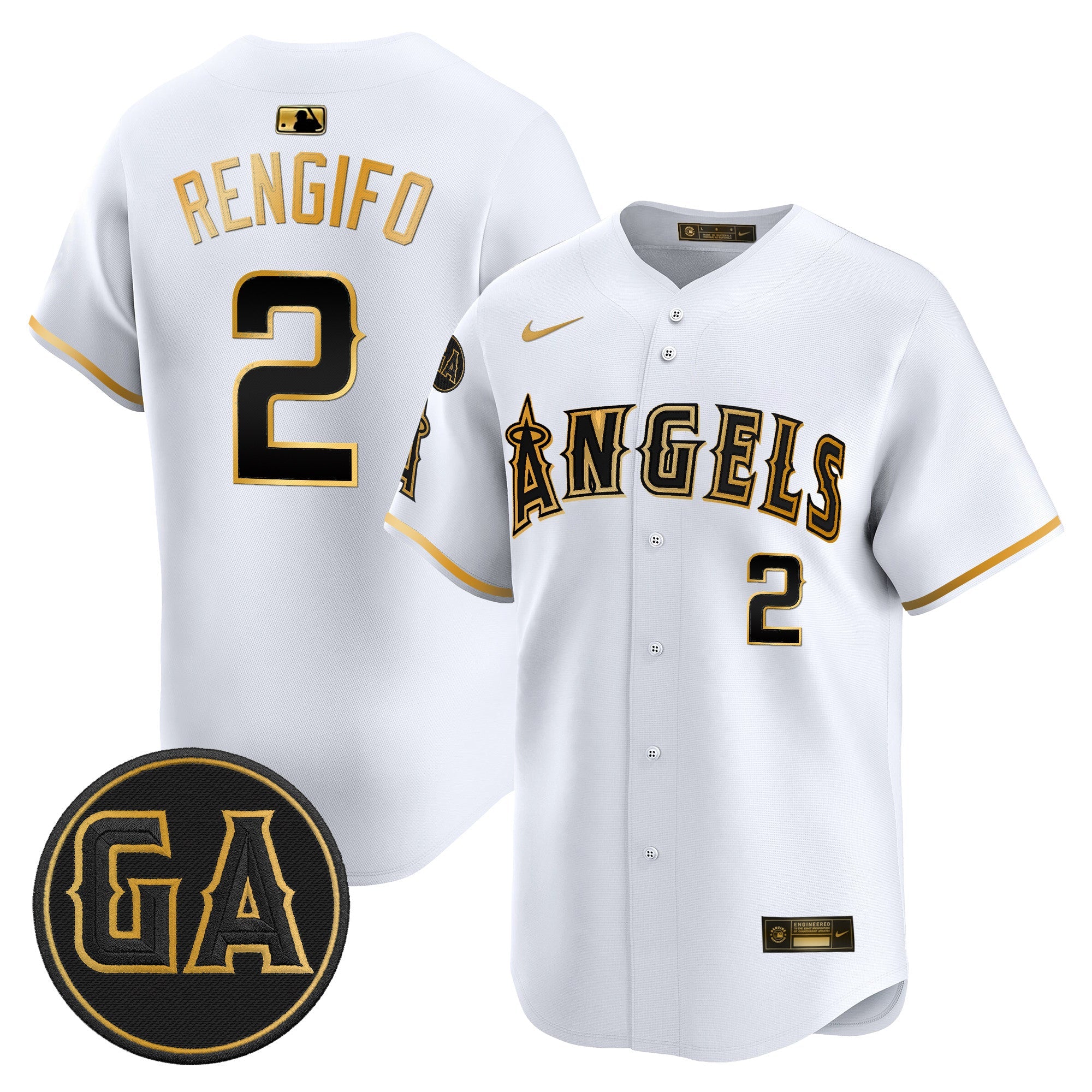Men’s ‘Garret Anderson Tribute Patch’ Vapor Premier Limited Jersey
