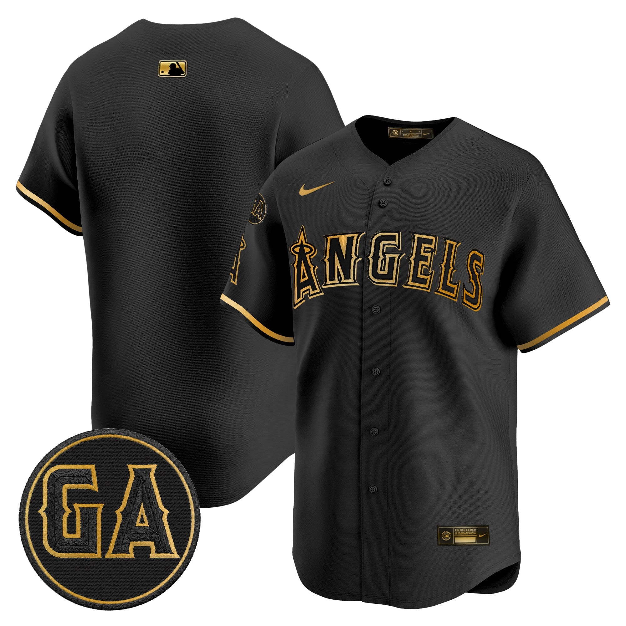 Men’s ‘Garret Anderson Tribute Patch’ Vapor Premier Limited Jersey