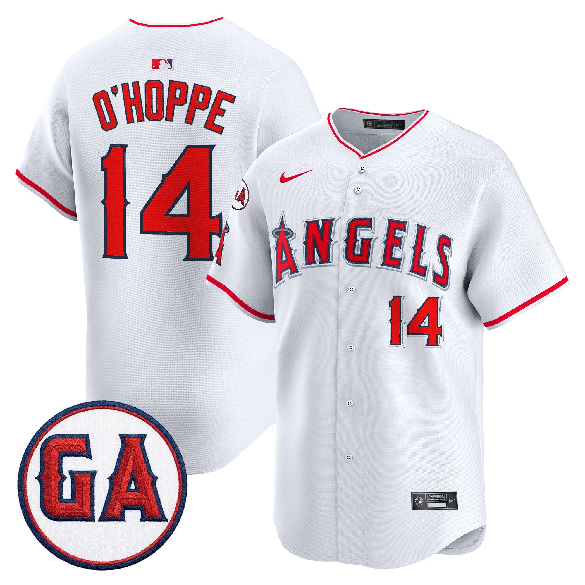 Men’s ‘Garret Anderson Tribute Patch’ Vapor Premier Limited Jersey