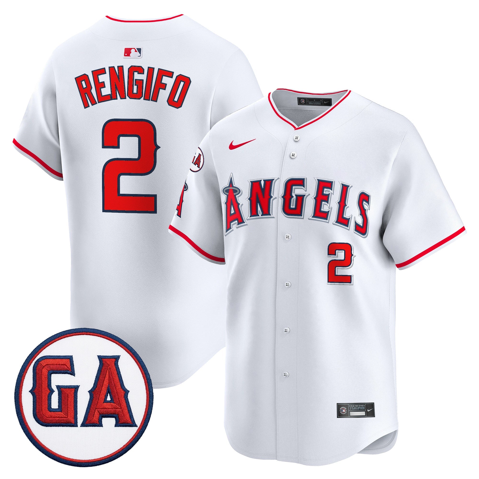 Men’s ‘Garret Anderson Tribute Patch’ Vapor Premier Limited Jersey