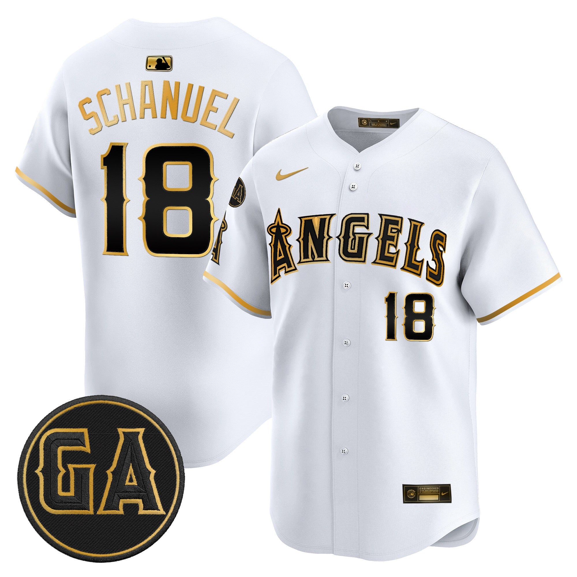 Men’s ‘Garret Anderson Tribute Patch’ Vapor Premier Limited Jersey