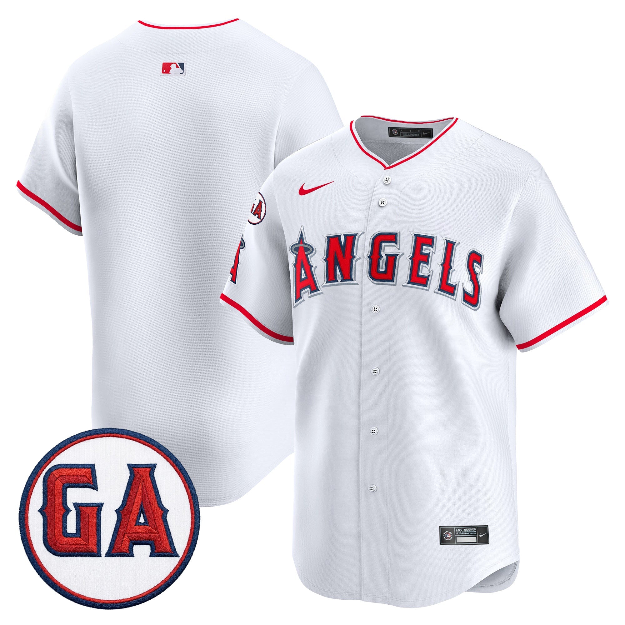 Men’s ‘Garret Anderson Tribute Patch’ Vapor Premier Limited Jersey