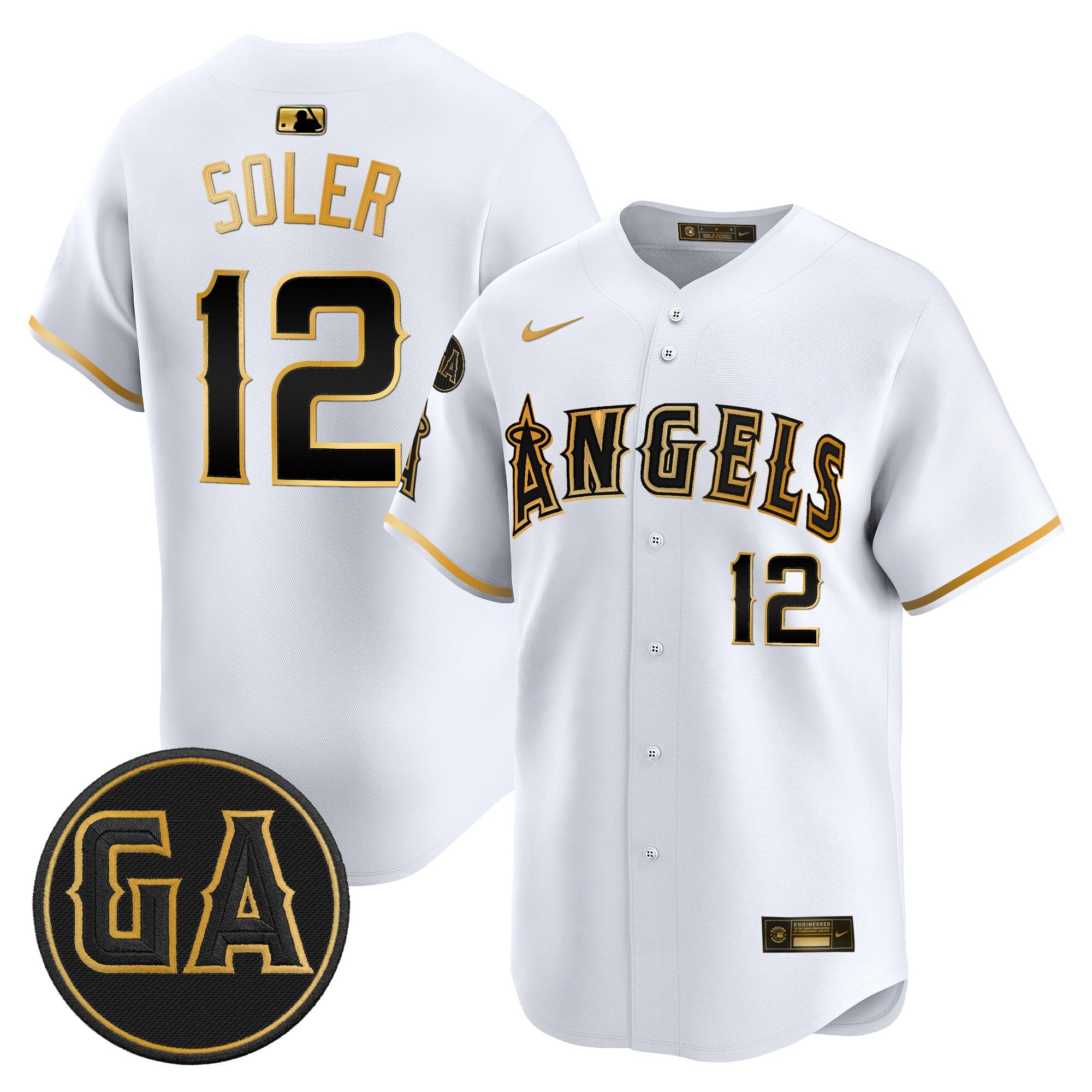 Men’s ‘Garret Anderson Tribute Patch’ Vapor Premier Limited Jersey
