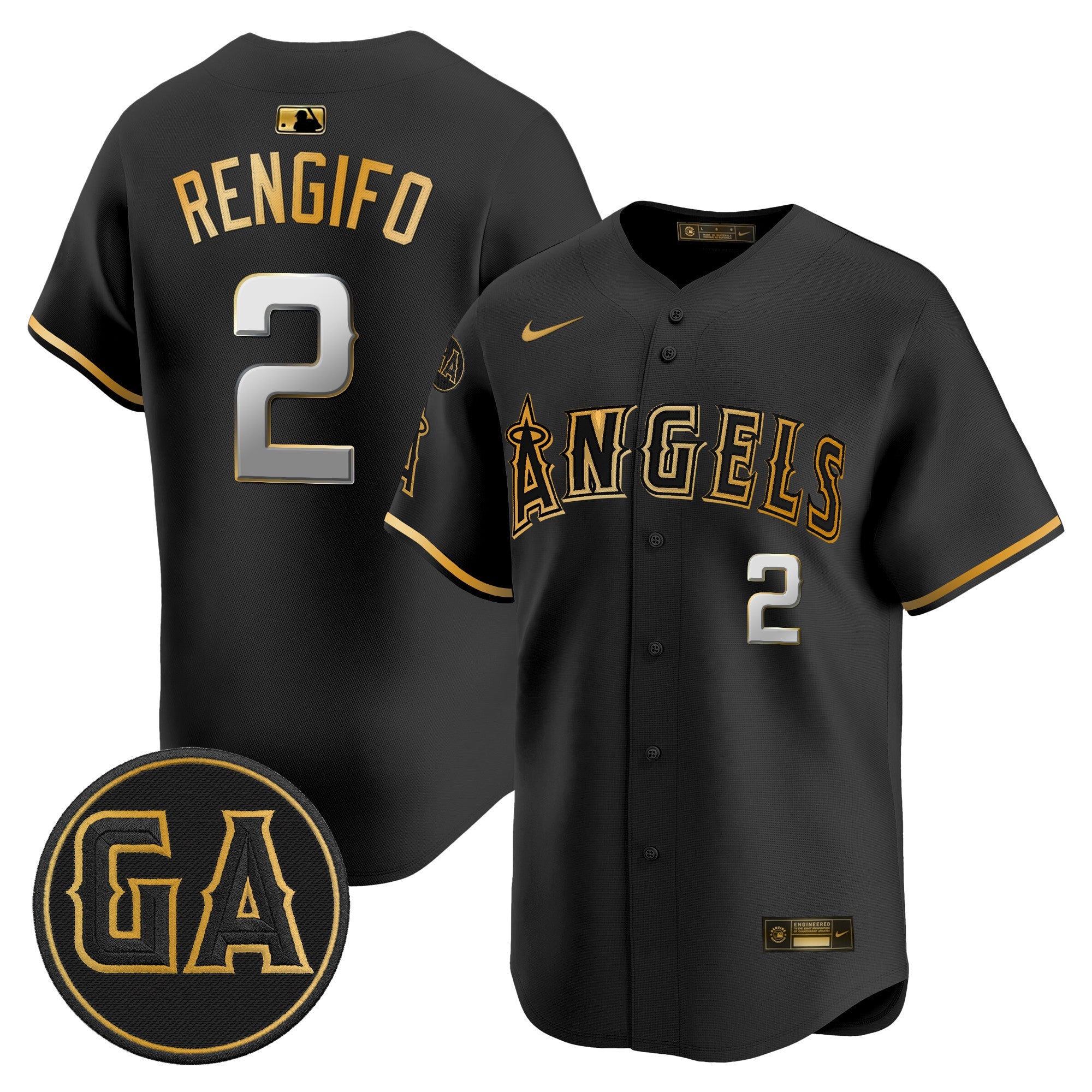 Men’s ‘Garret Anderson Tribute Patch’ Vapor Premier Limited Jersey