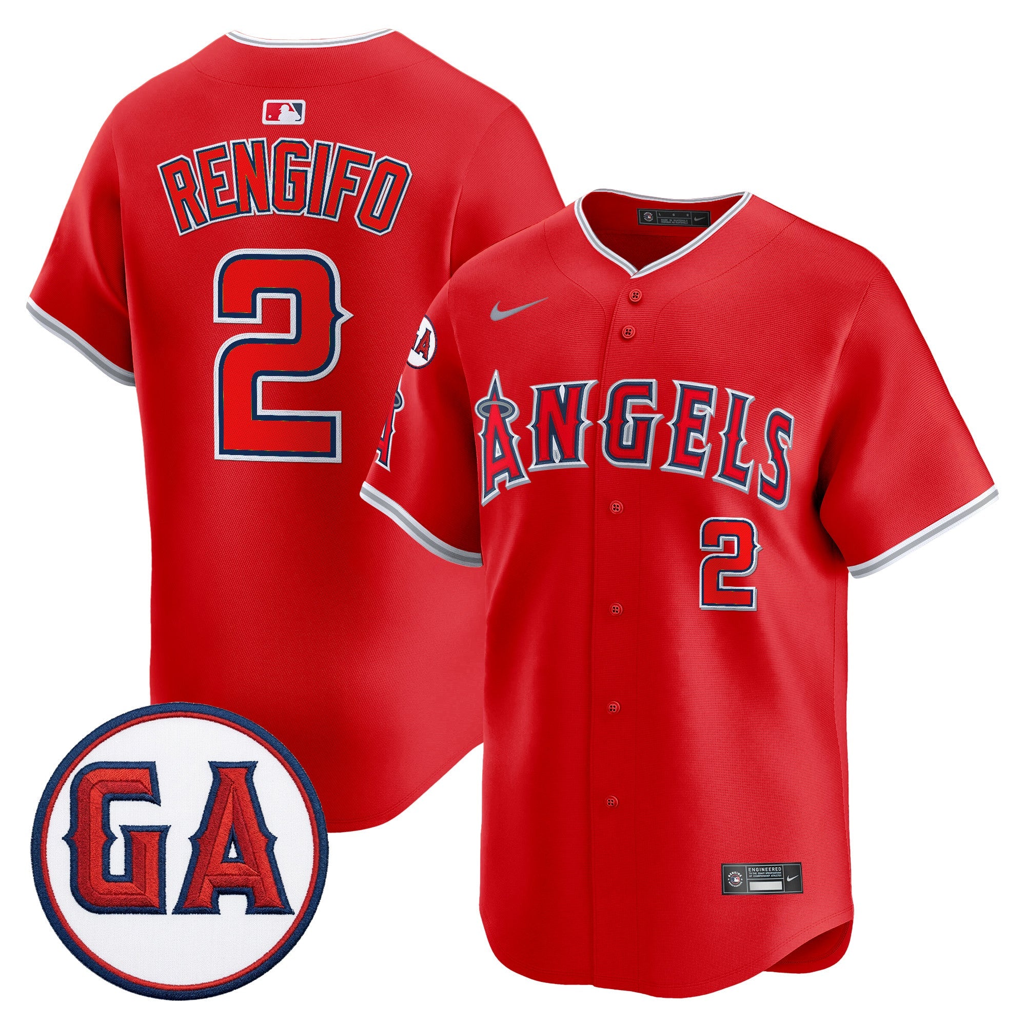 Men’s ‘Garret Anderson Tribute Patch’ Vapor Premier Limited Jersey