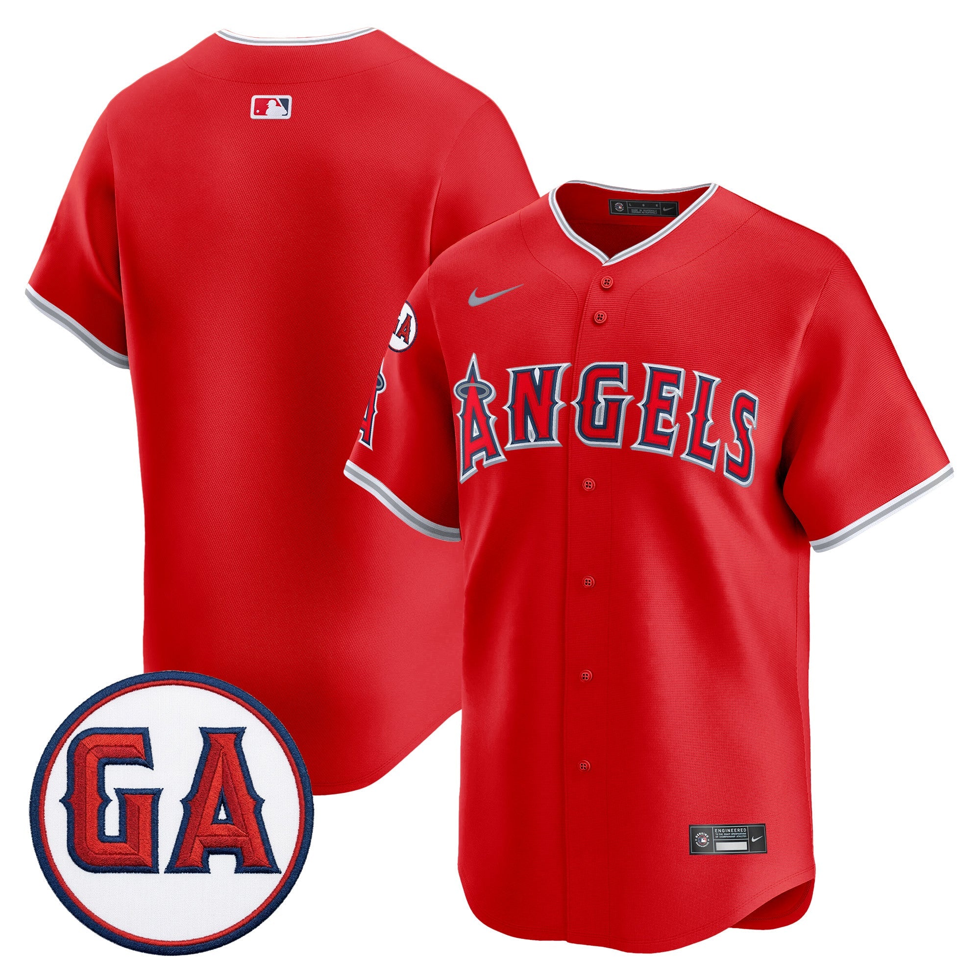 Men’s ‘Garret Anderson Tribute Patch’ Vapor Premier Limited Jersey