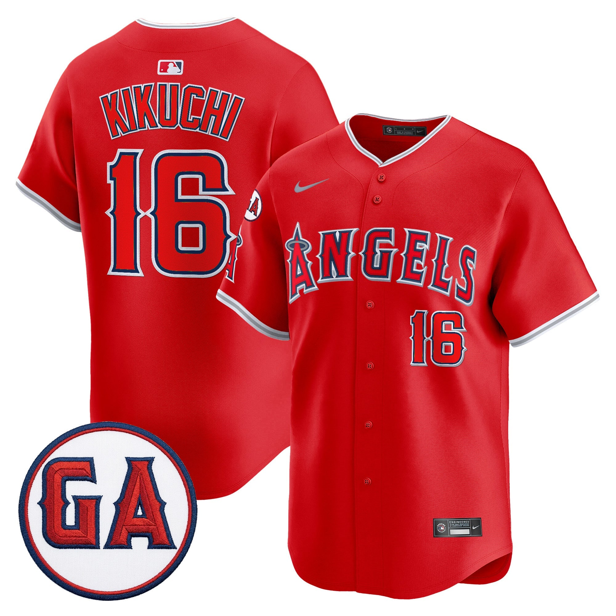 Men’s ‘Garret Anderson Tribute Patch’ Vapor Premier Limited Jersey
