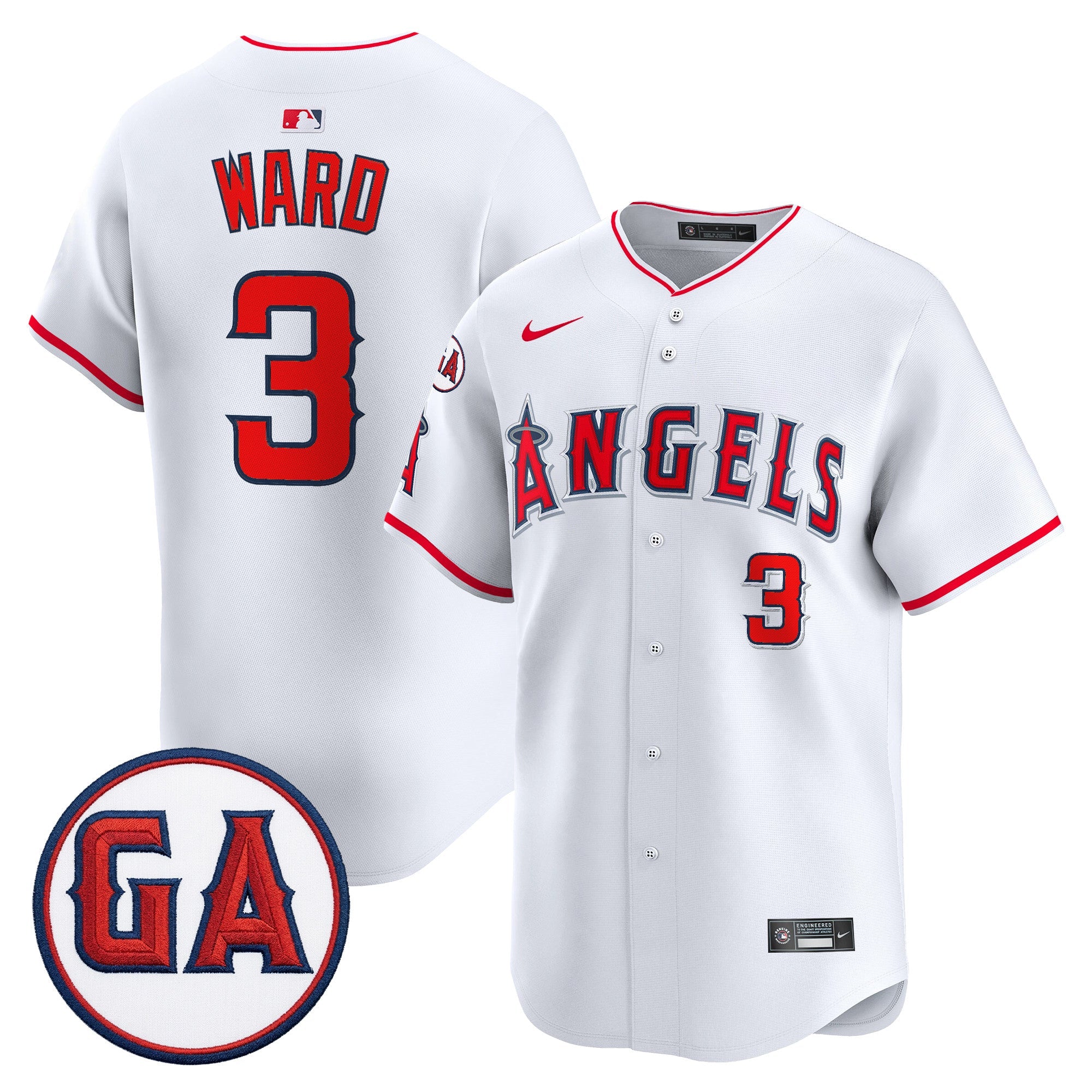 Men’s ‘Garret Anderson Tribute Patch’ Vapor Premier Limited Jersey