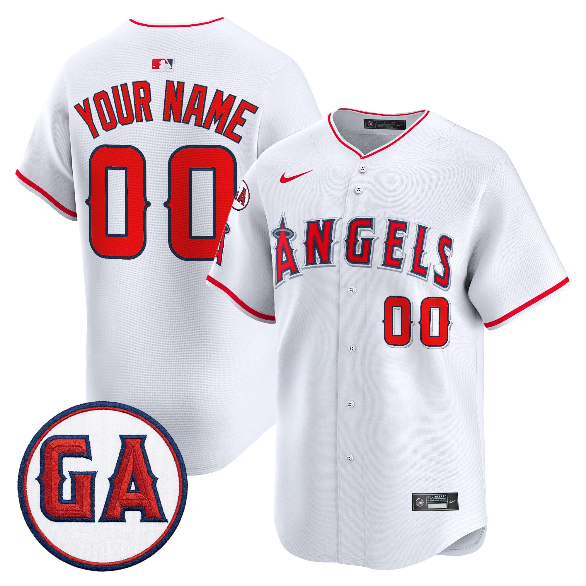 ‘Garret Anderson Tribute Patch’ Vapor Premier Limited Custom Jersey