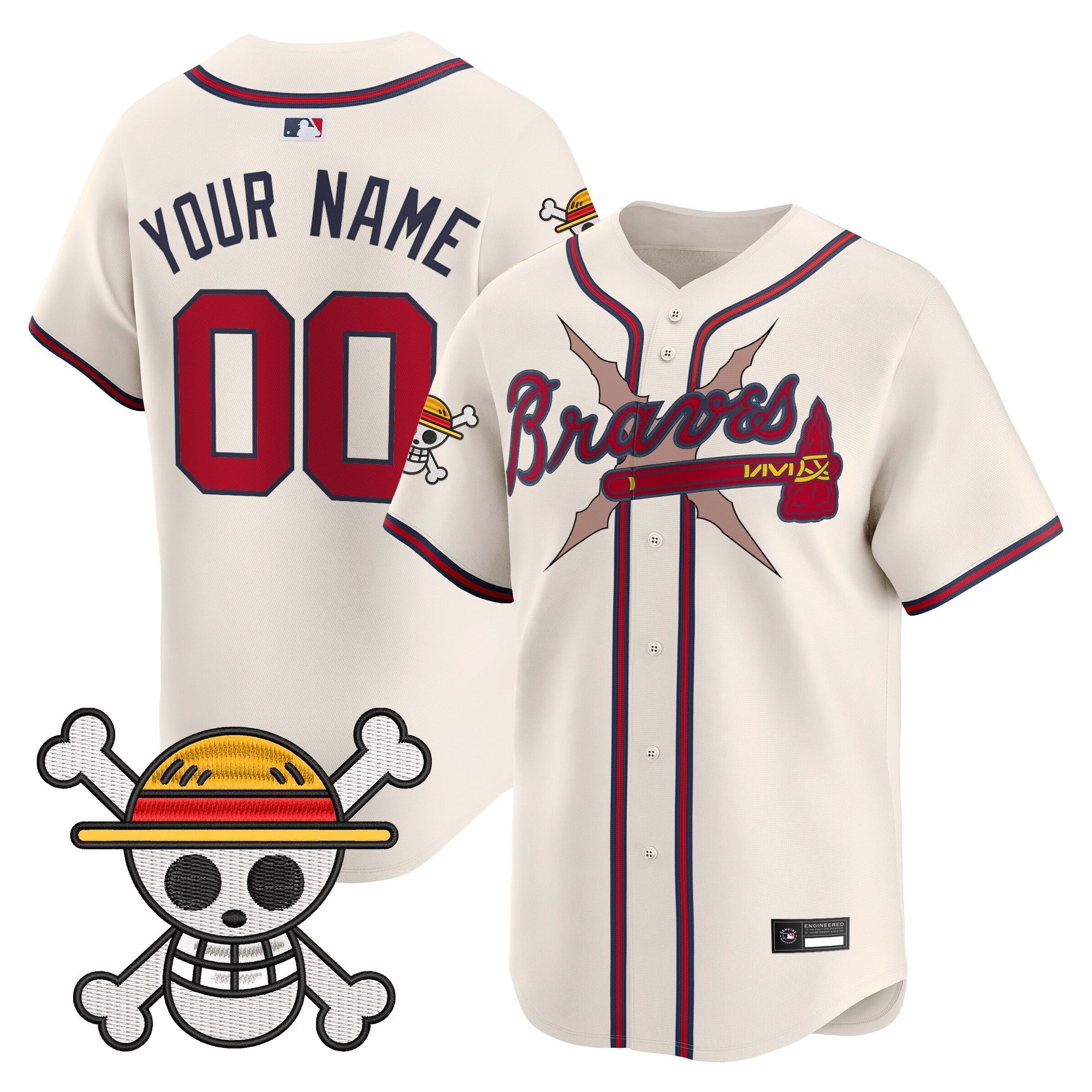 One Piece Vapor Premier Limited Custom Jersey – Stitched