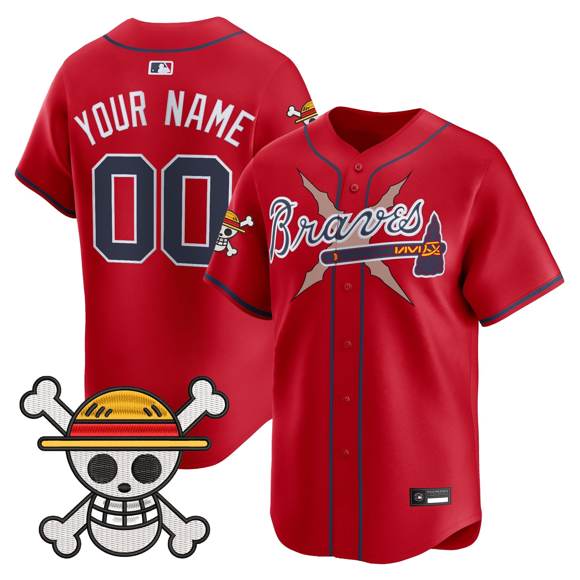 One Piece Vapor Premier Limited Custom Jersey – Stitched