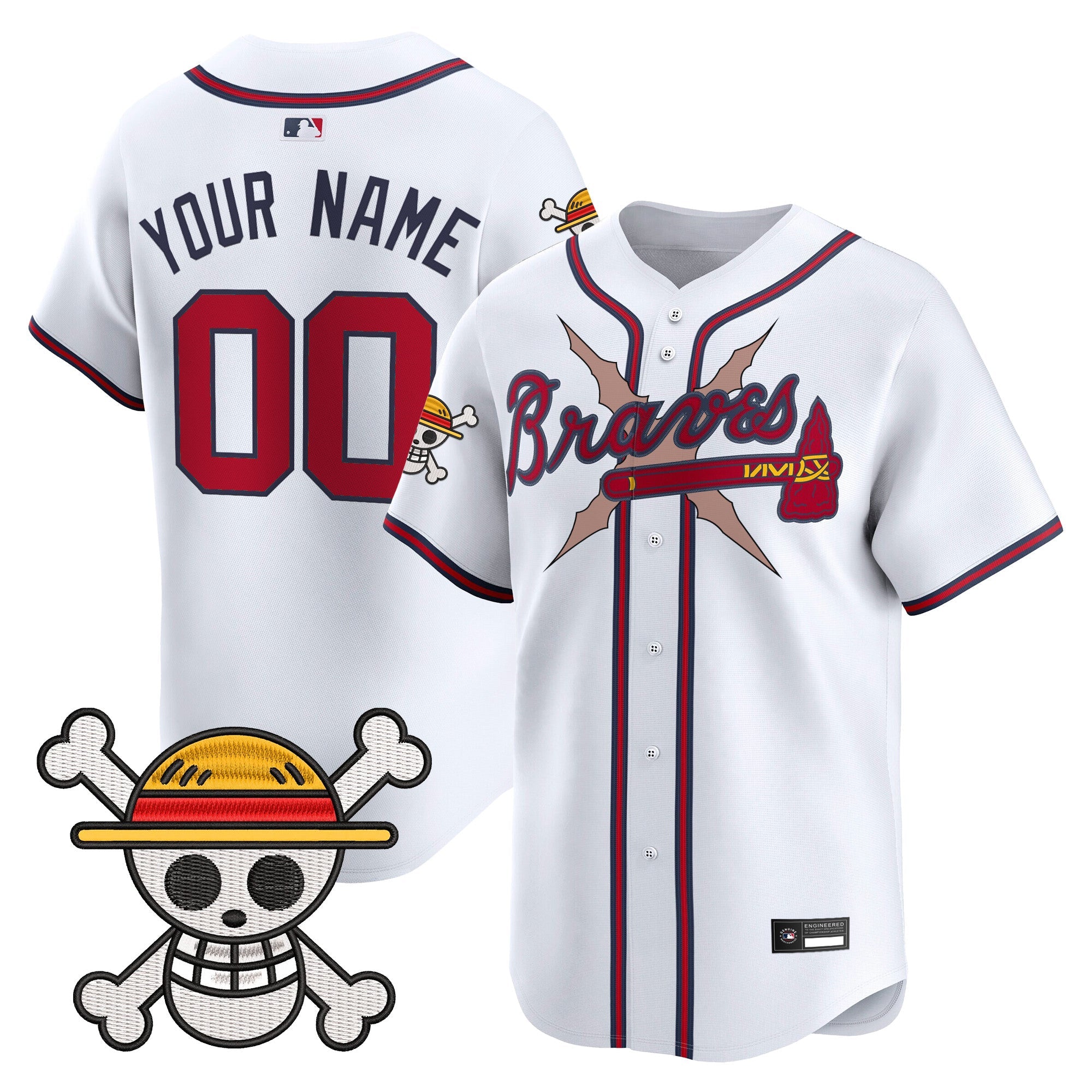 One Piece Vapor Premier Limited Custom Jersey – Stitched