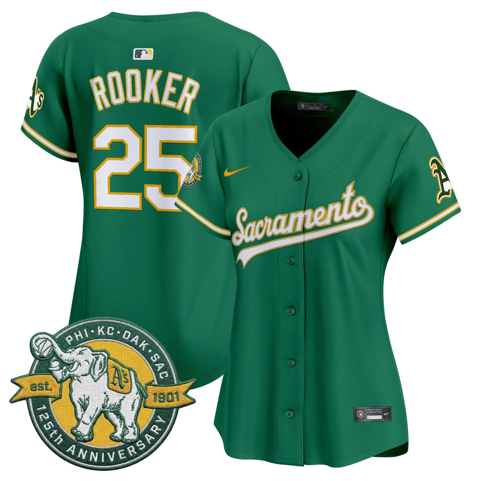 Women’s ‘Sacramento Edition’ Vapor Premier Limited Jersey – 125th Anniversary Patch