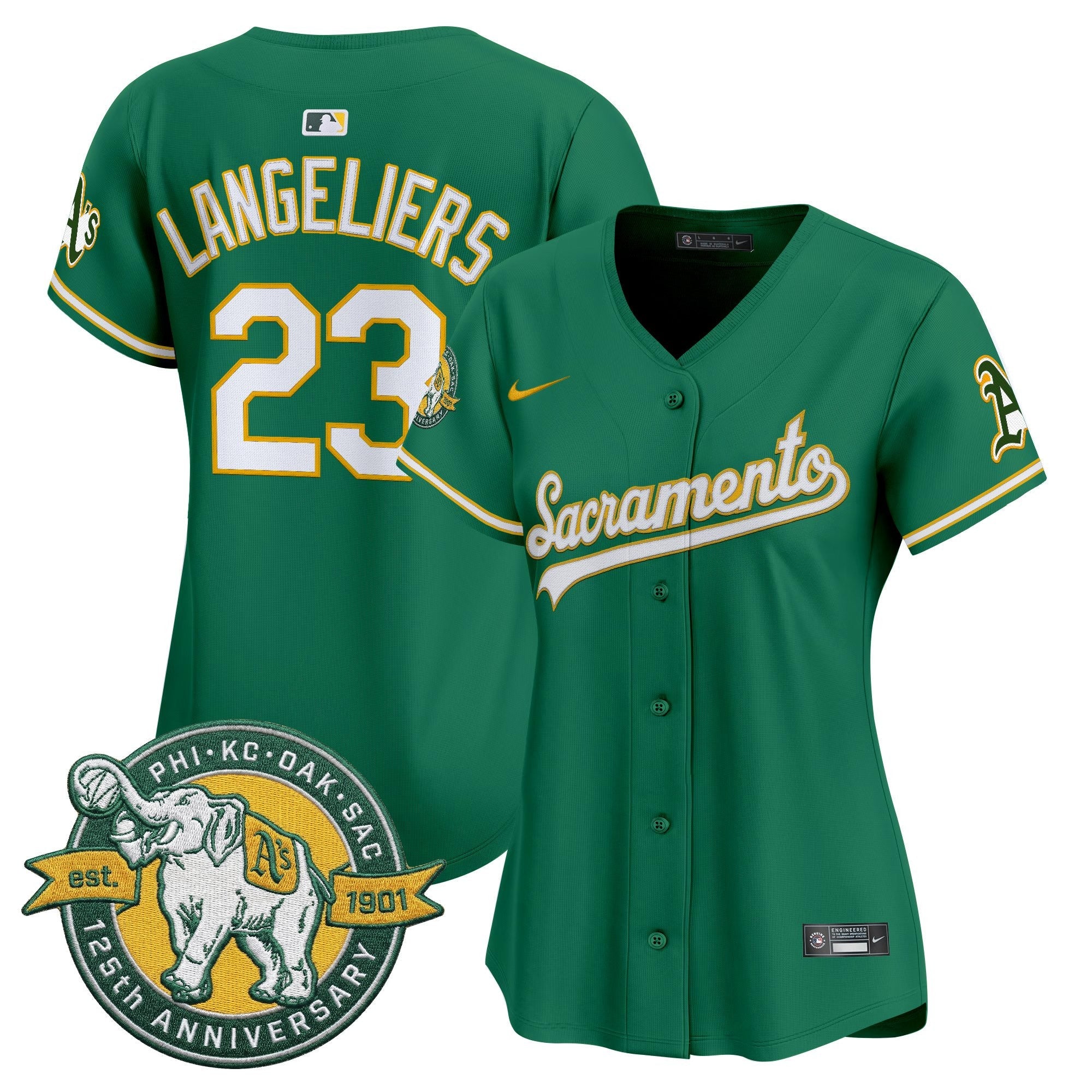 Women’s ‘Sacramento Edition’ Vapor Premier Limited Jersey – 125th Anniversary Patch