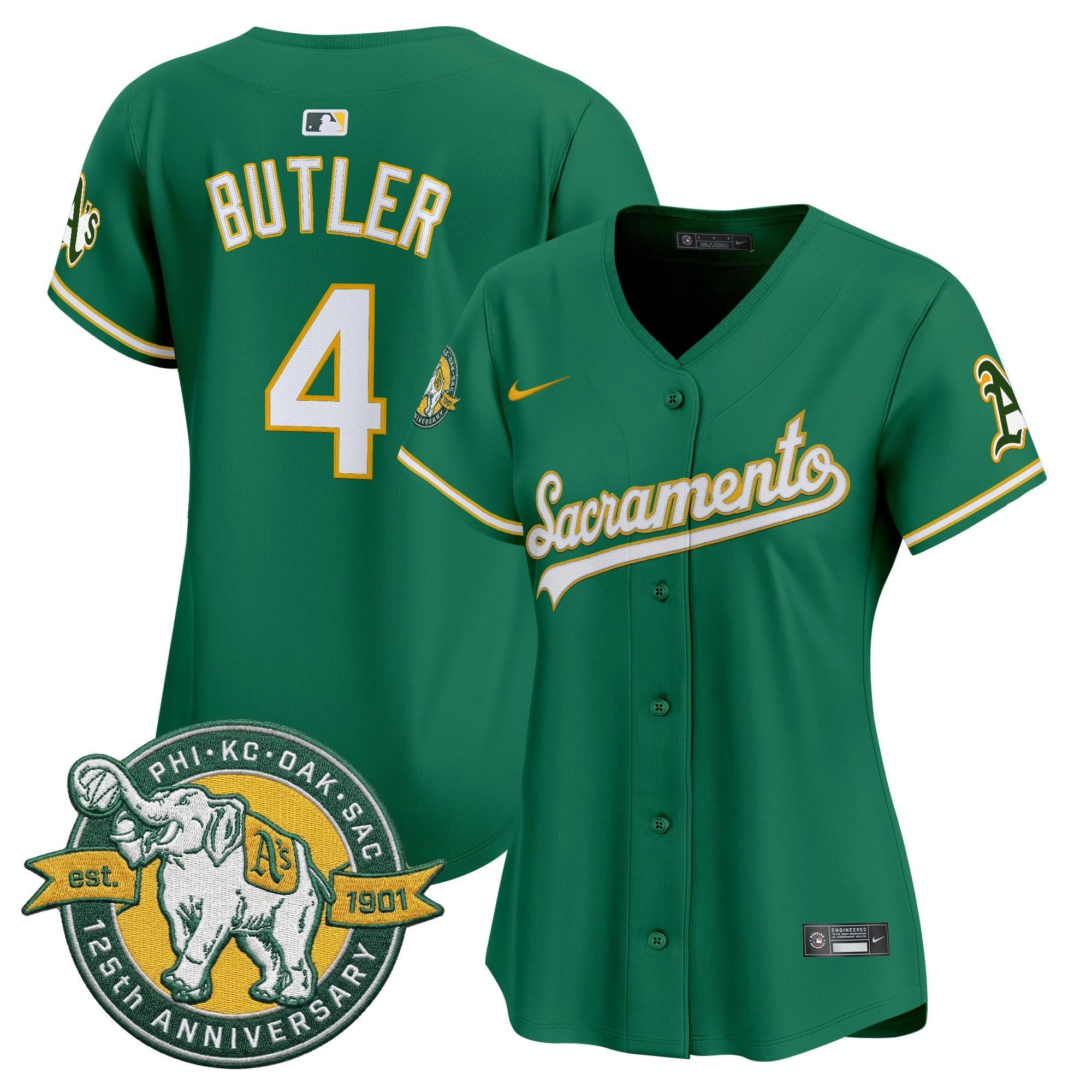 Women’s ‘Sacramento Edition’ Vapor Premier Limited Jersey – 125th Anniversary Patch