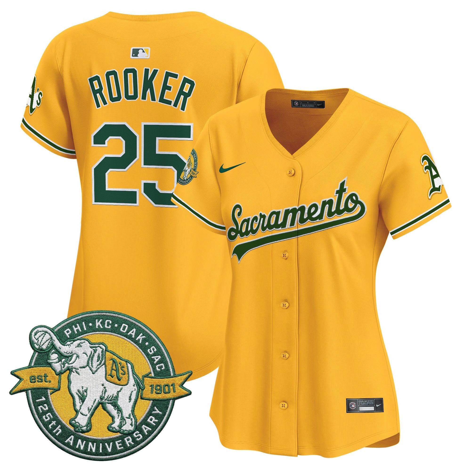 Women’s ‘Sacramento Edition’ Vapor Premier Limited Jersey – 125th Anniversary Patch