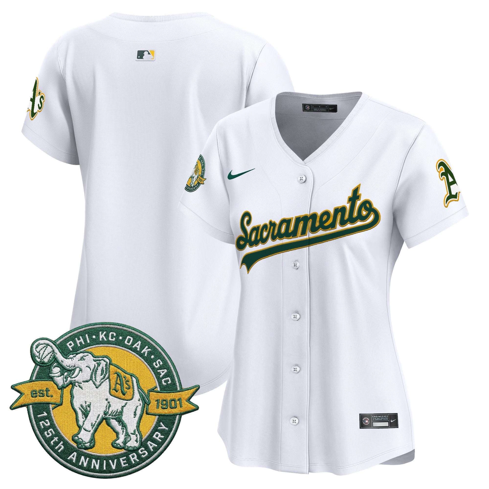 Women’s ‘Sacramento Edition’ Vapor Premier Limited Jersey – 125th Anniversary Patch