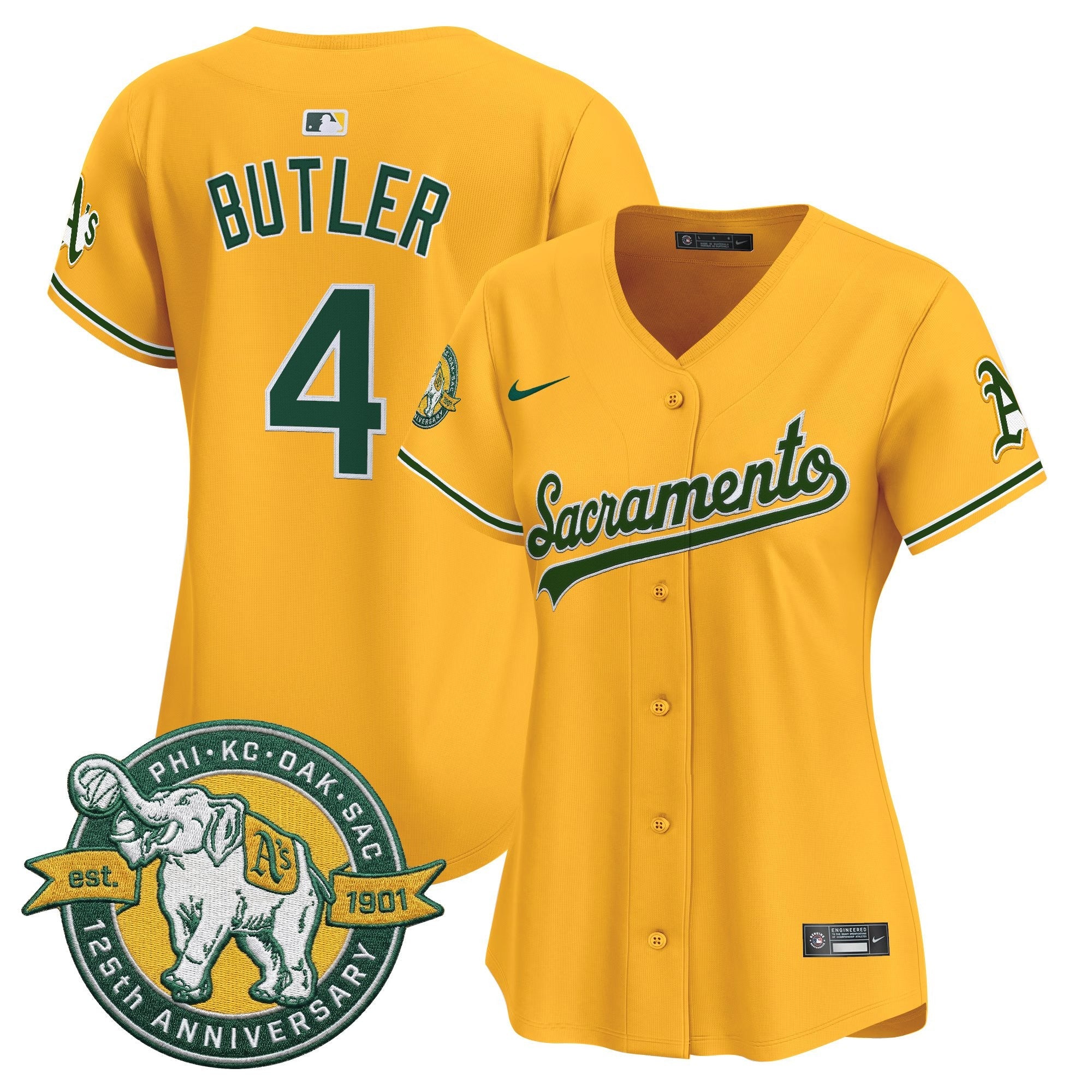 Women’s ‘Sacramento Edition’ Vapor Premier Limited Jersey – 125th Anniversary Patch