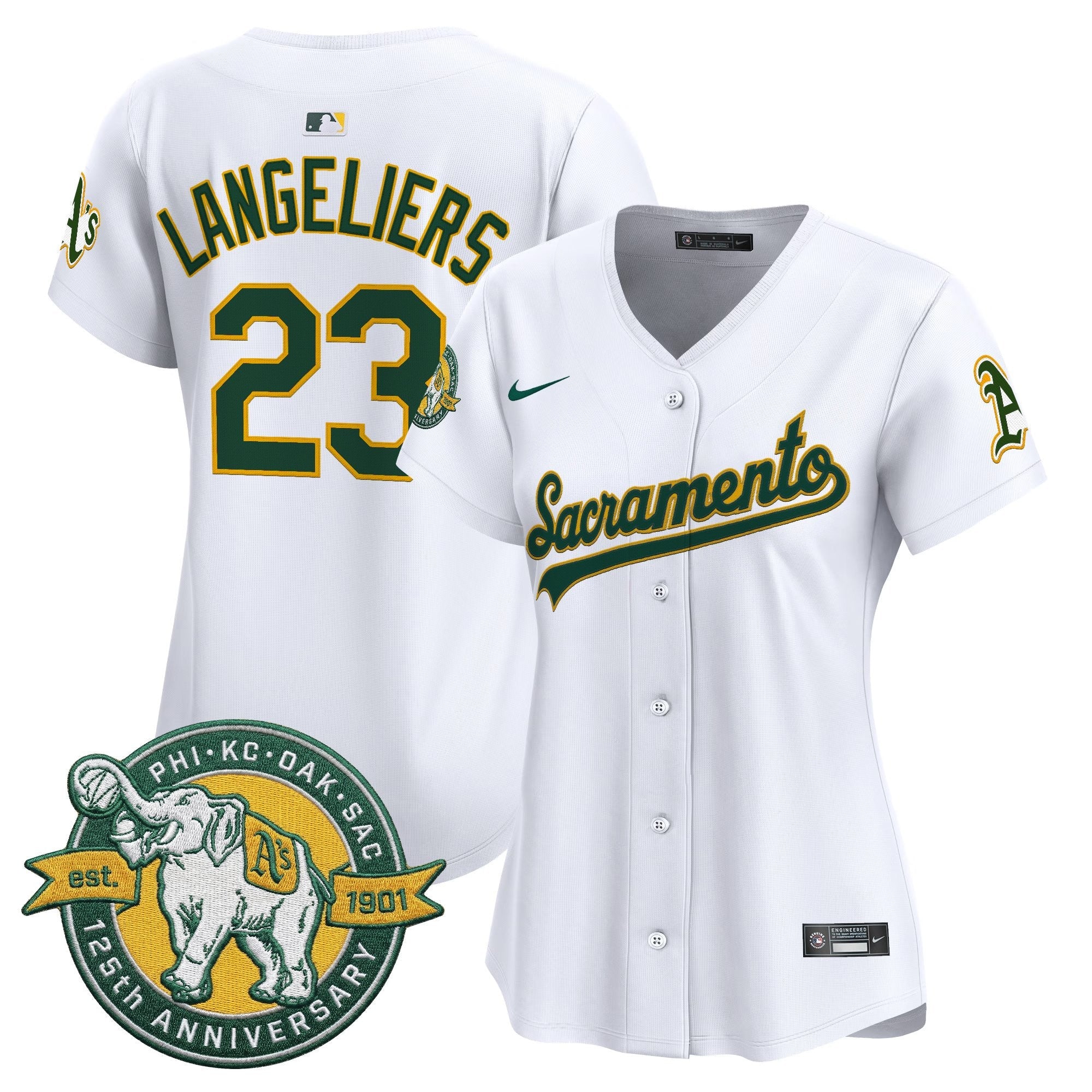 Women’s ‘Sacramento Edition’ Vapor Premier Limited Jersey – 125th Anniversary Patch
