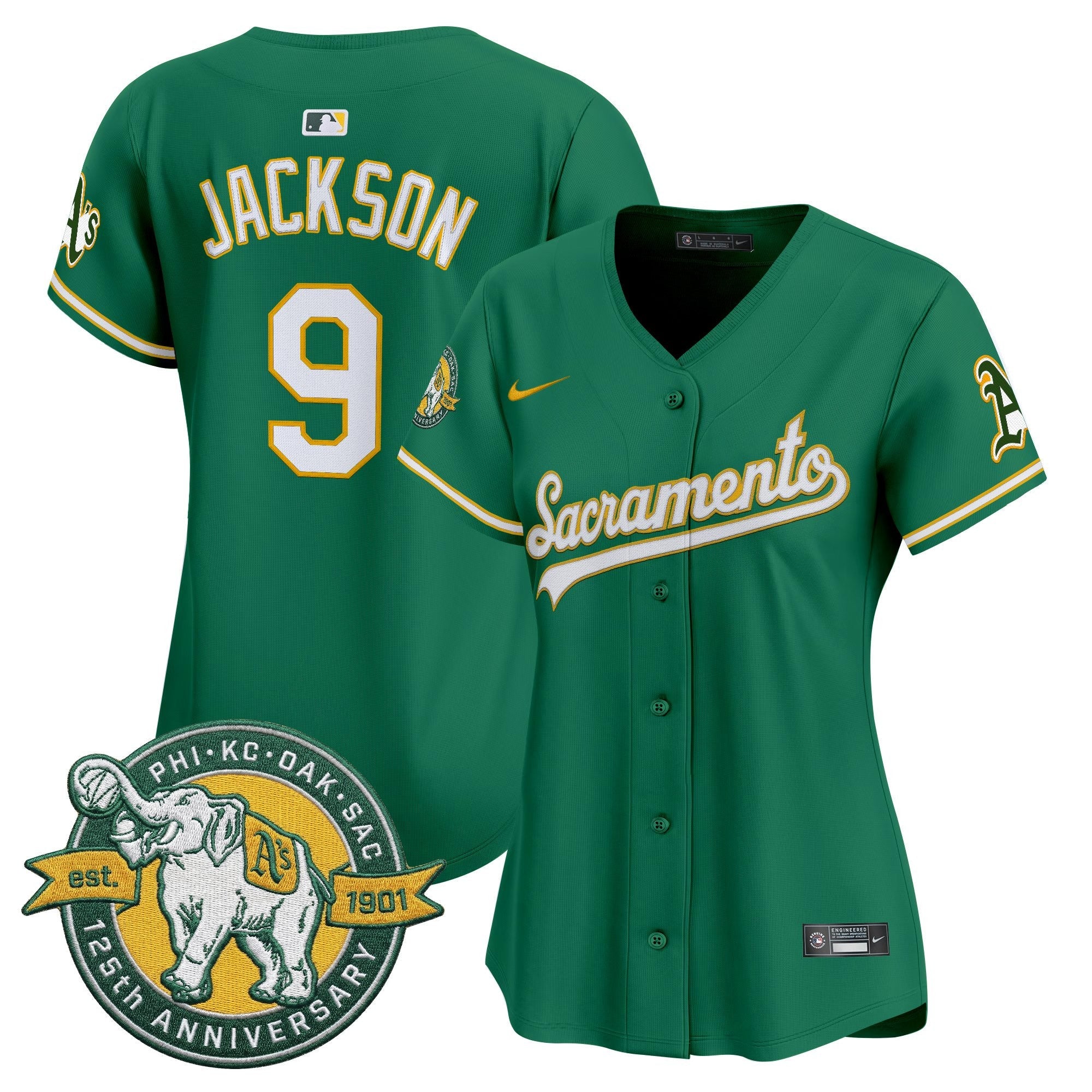Women’s ‘Sacramento Edition’ Vapor Premier Limited Jersey – 125th Anniversary Patch