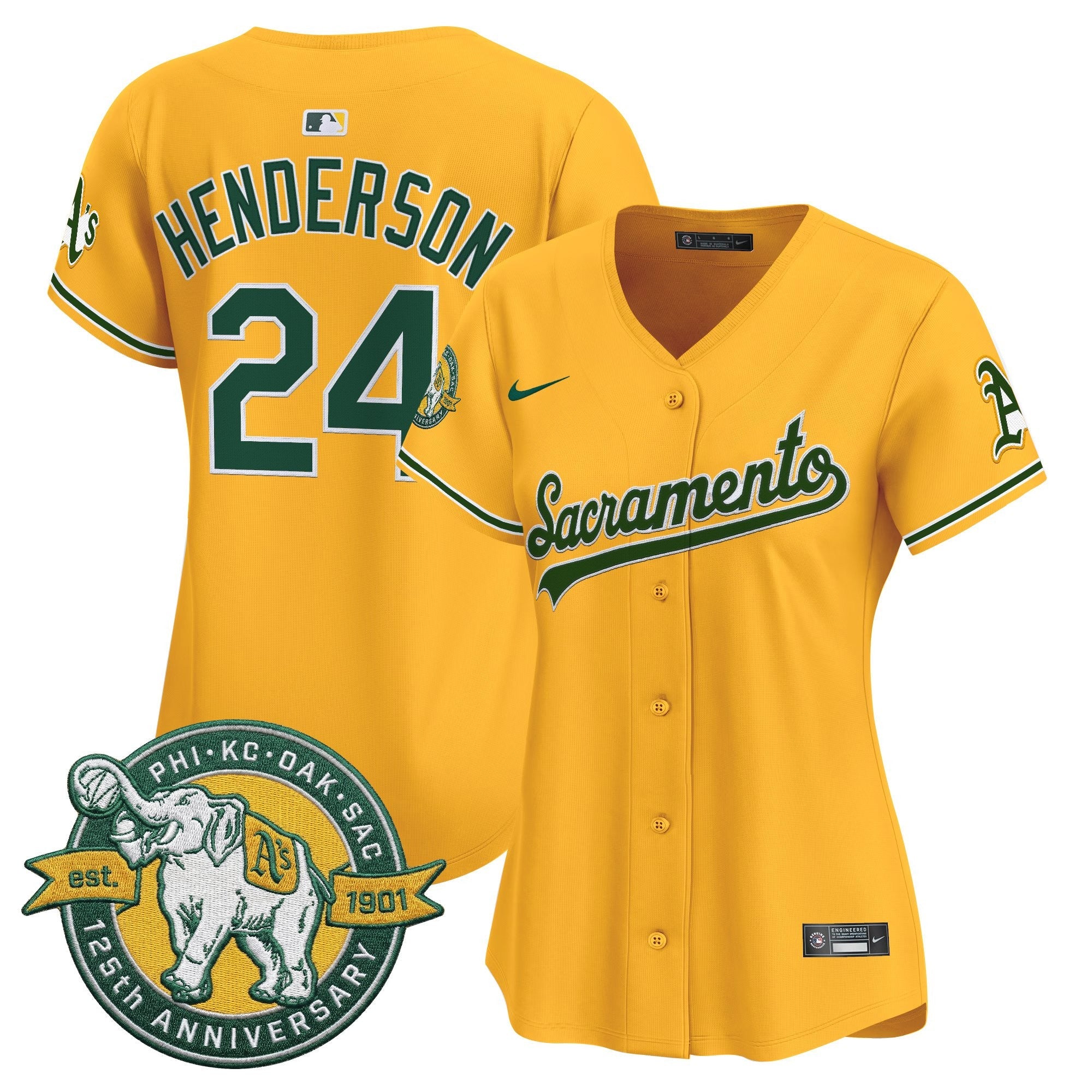 Women’s ‘Sacramento Edition’ Vapor Premier Limited Jersey – 125th Anniversary Patch