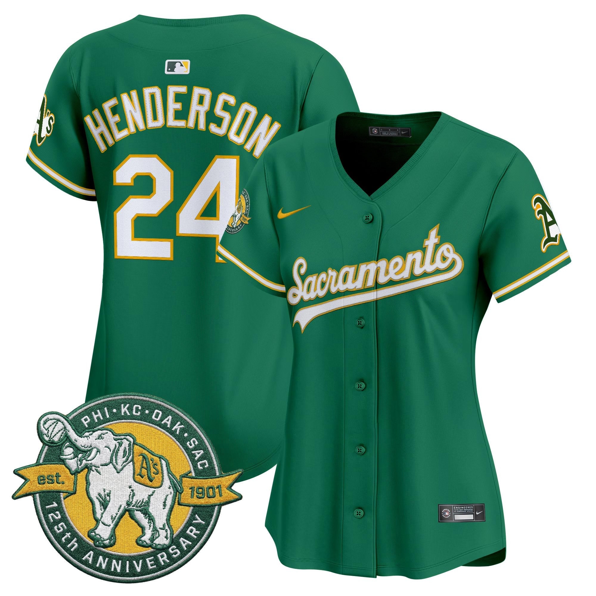 Women’s ‘Sacramento Edition’ Vapor Premier Limited Jersey – 125th Anniversary Patch