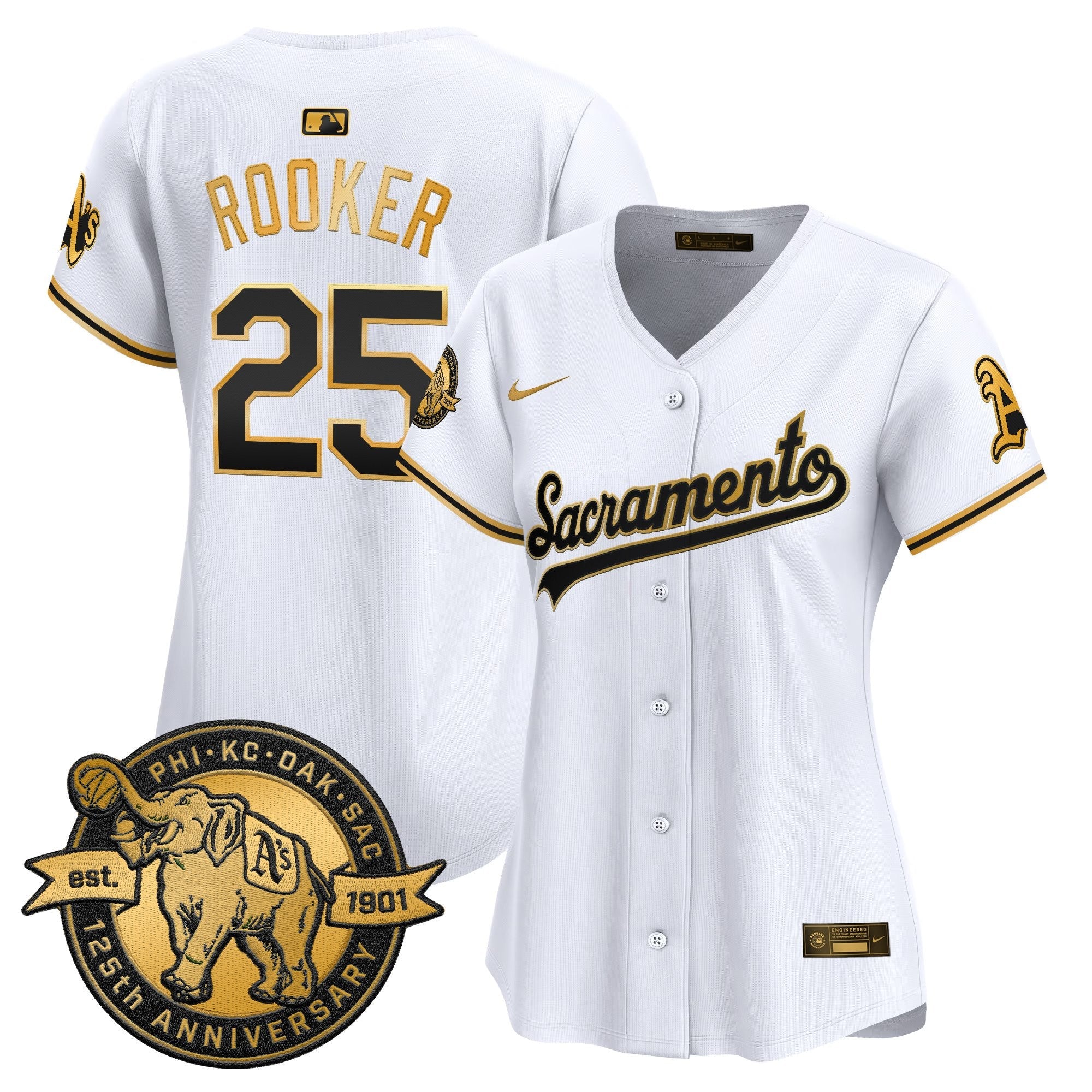 Women’s ‘Sacramento Edition’ Vapor Premier Limited Jersey – 125th Anniversary Patch