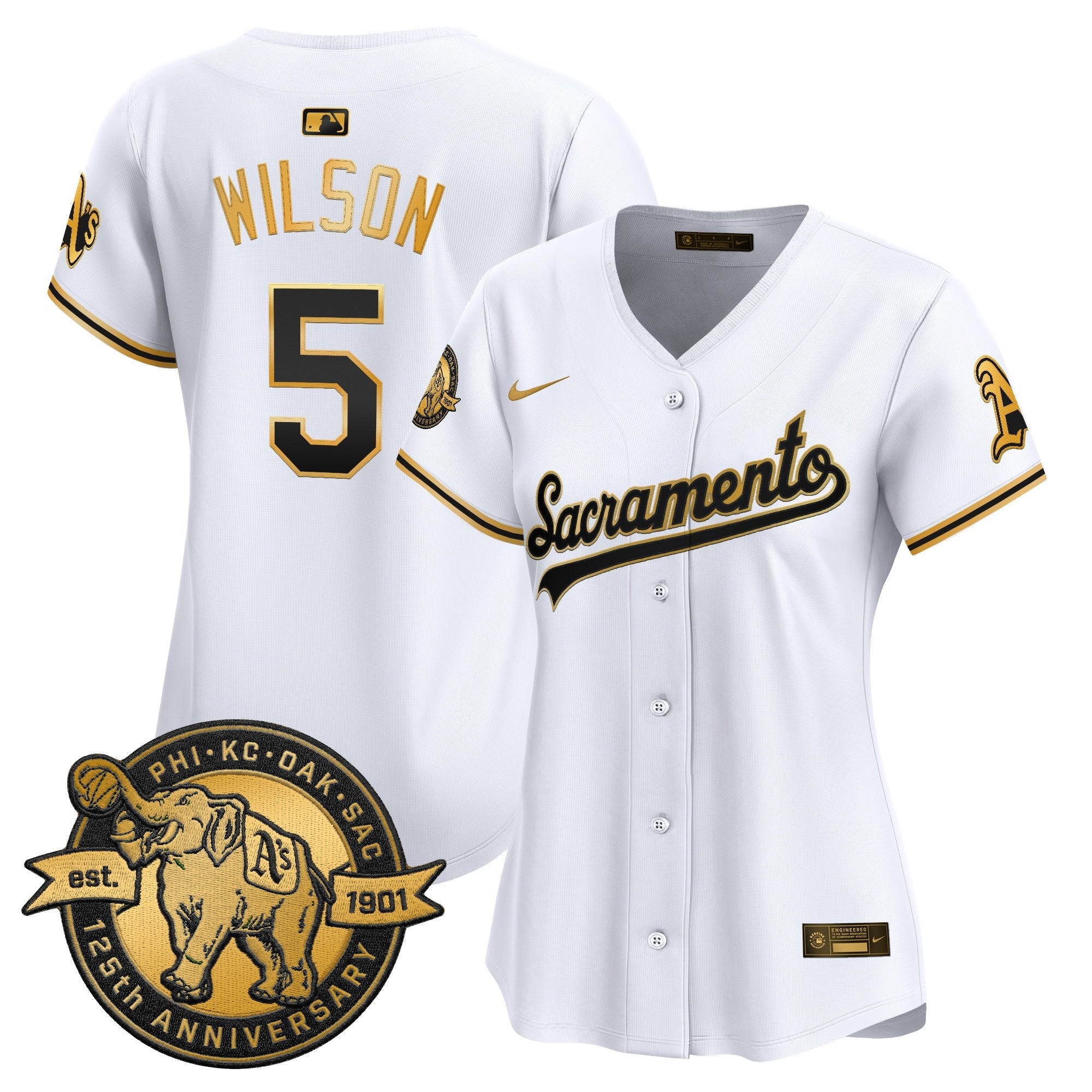 Women’s ‘Sacramento Edition’ Vapor Premier Limited Jersey – 125th Anniversary Patch