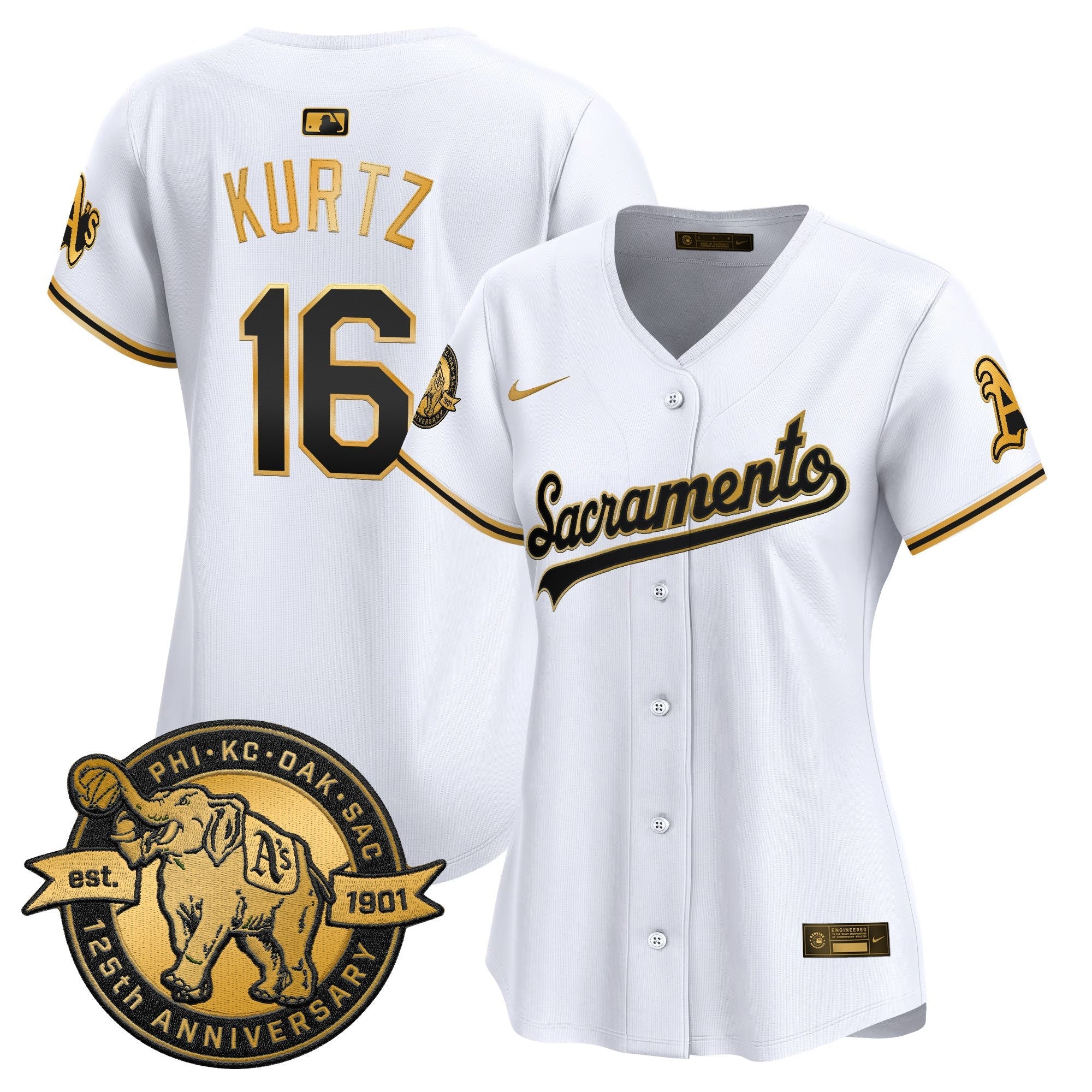 Women’s ‘Sacramento Edition’ Vapor Premier Limited Jersey – 125th Anniversary Patch