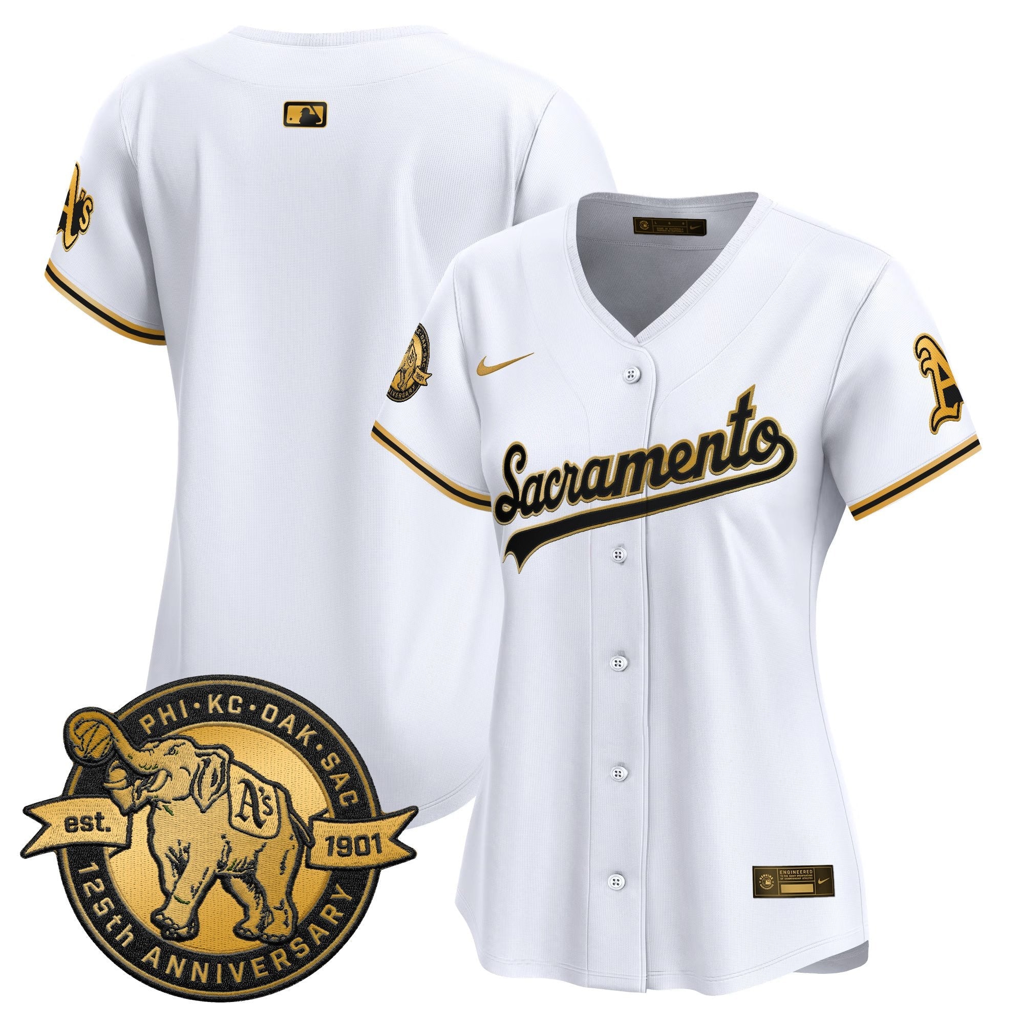Women’s ‘Sacramento Edition’ Vapor Premier Limited Jersey – 125th Anniversary Patch