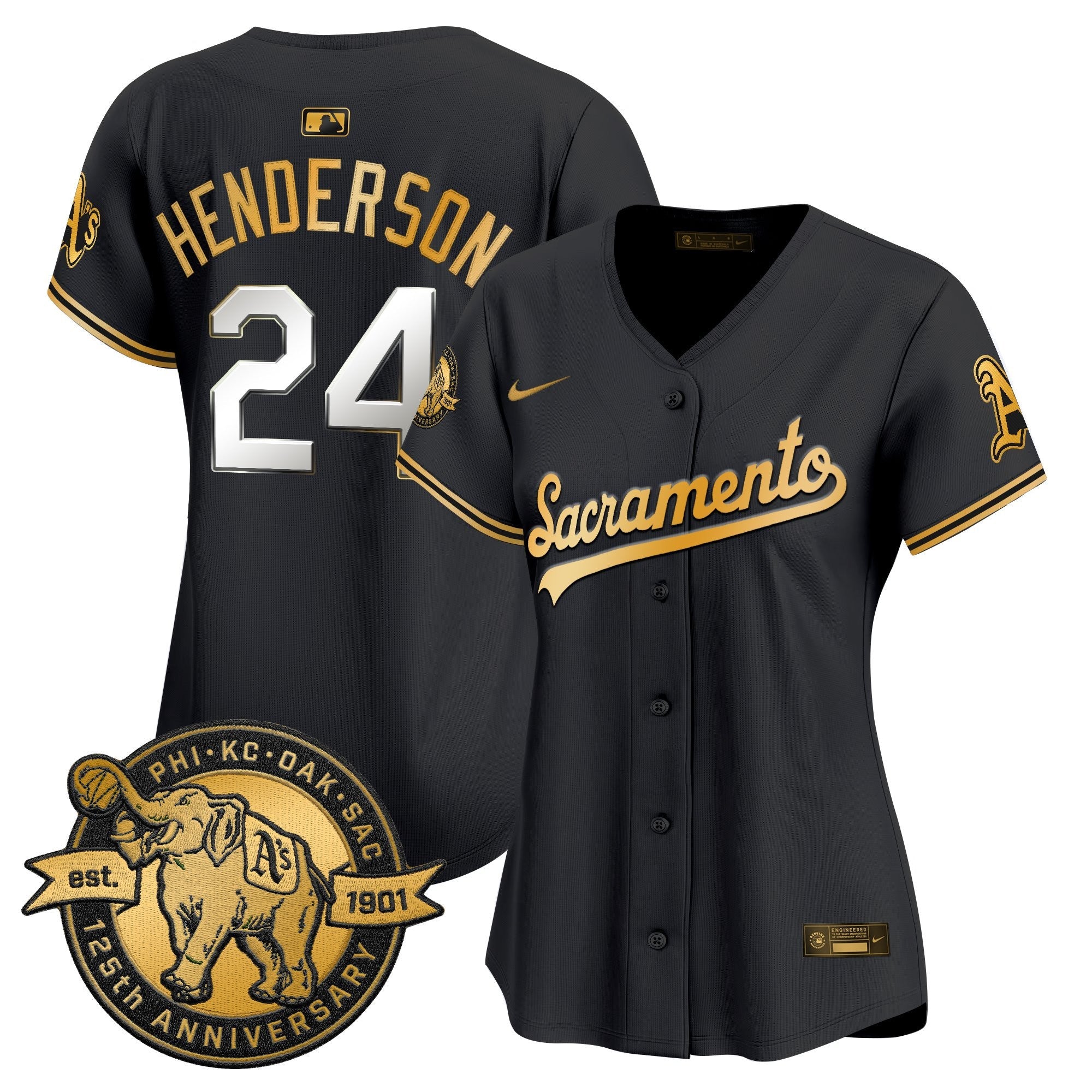 Women’s ‘Sacramento Edition’ Vapor Premier Limited Jersey – 125th Anniversary Patch