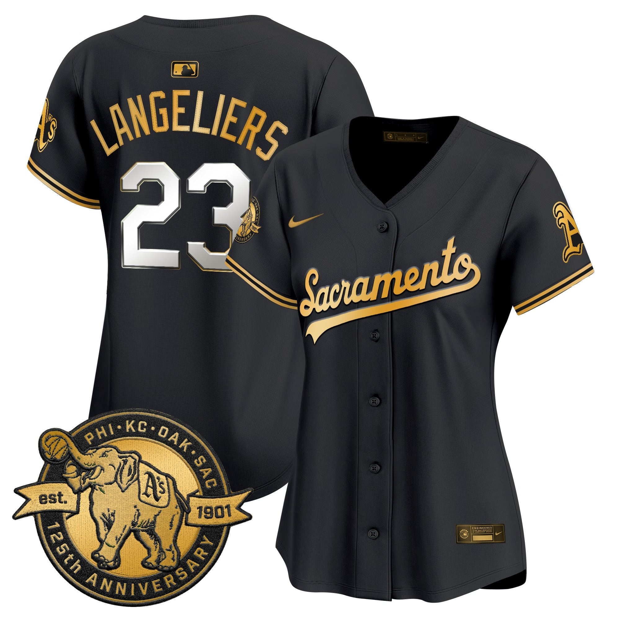 Women’s ‘Sacramento Edition’ Vapor Premier Limited Jersey – 125th Anniversary Patch