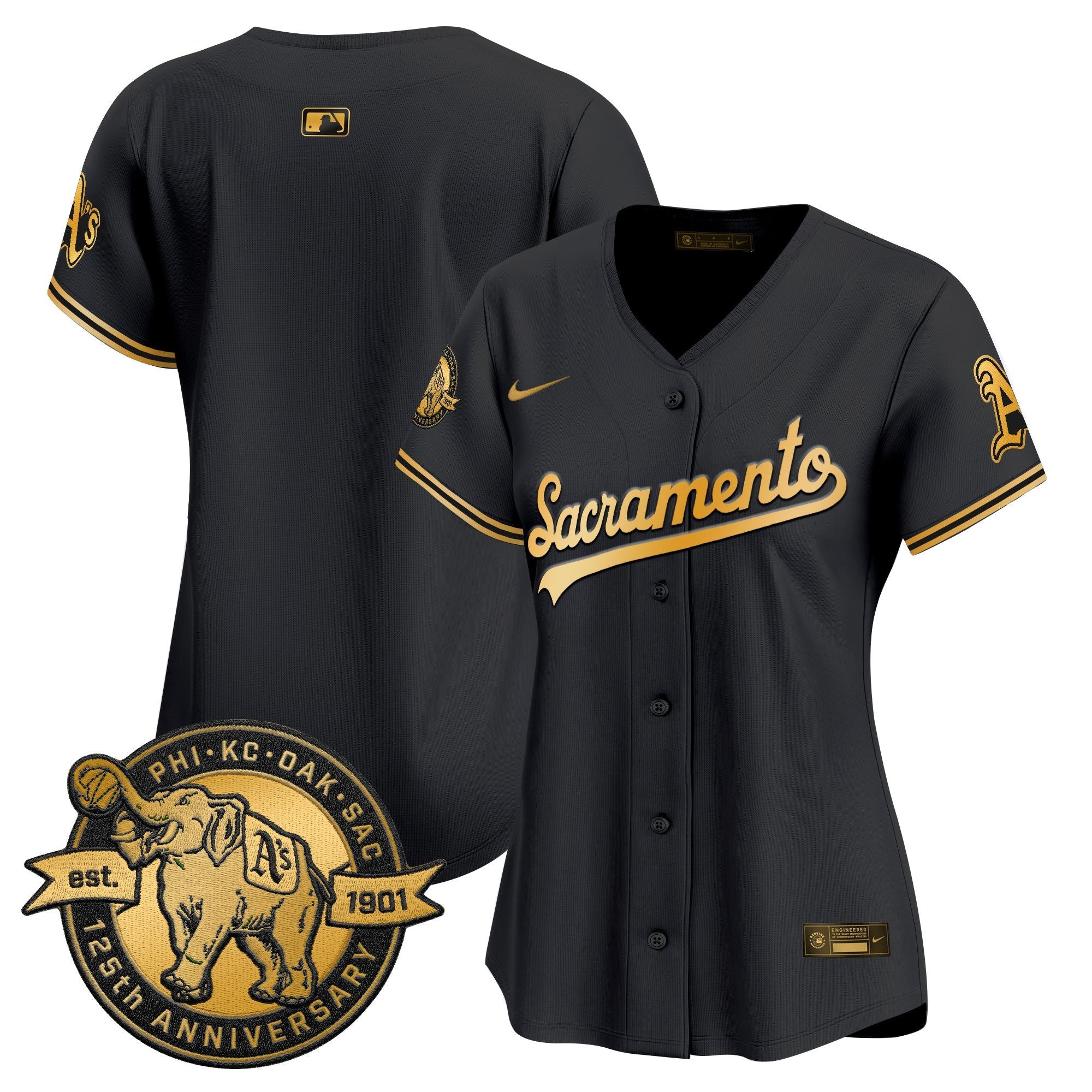 Women’s ‘Sacramento Edition’ Vapor Premier Limited Jersey – 125th Anniversary Patch