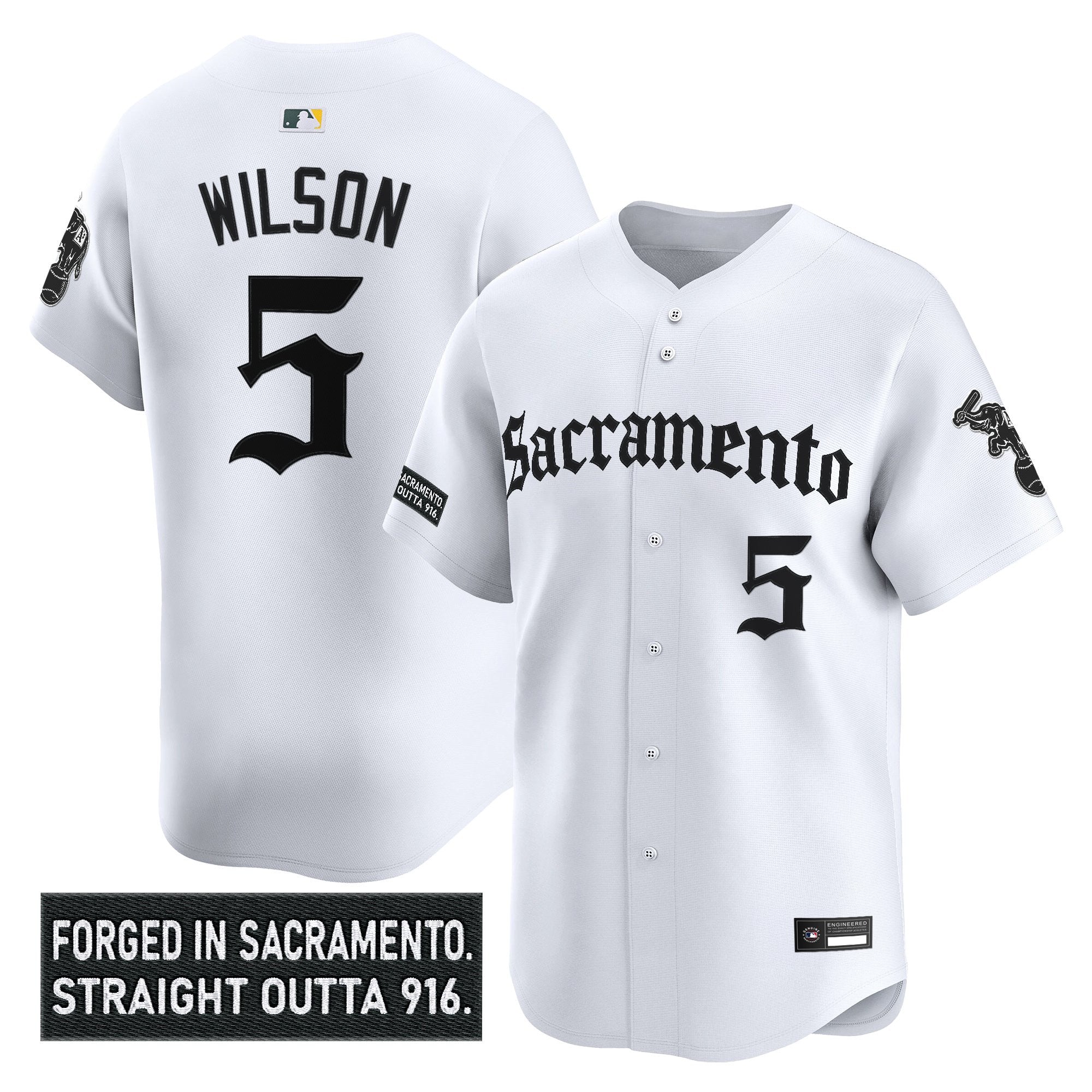 Men’s ‘Sacramento Gothic Edition’ Vapor Premier Limited Jersey