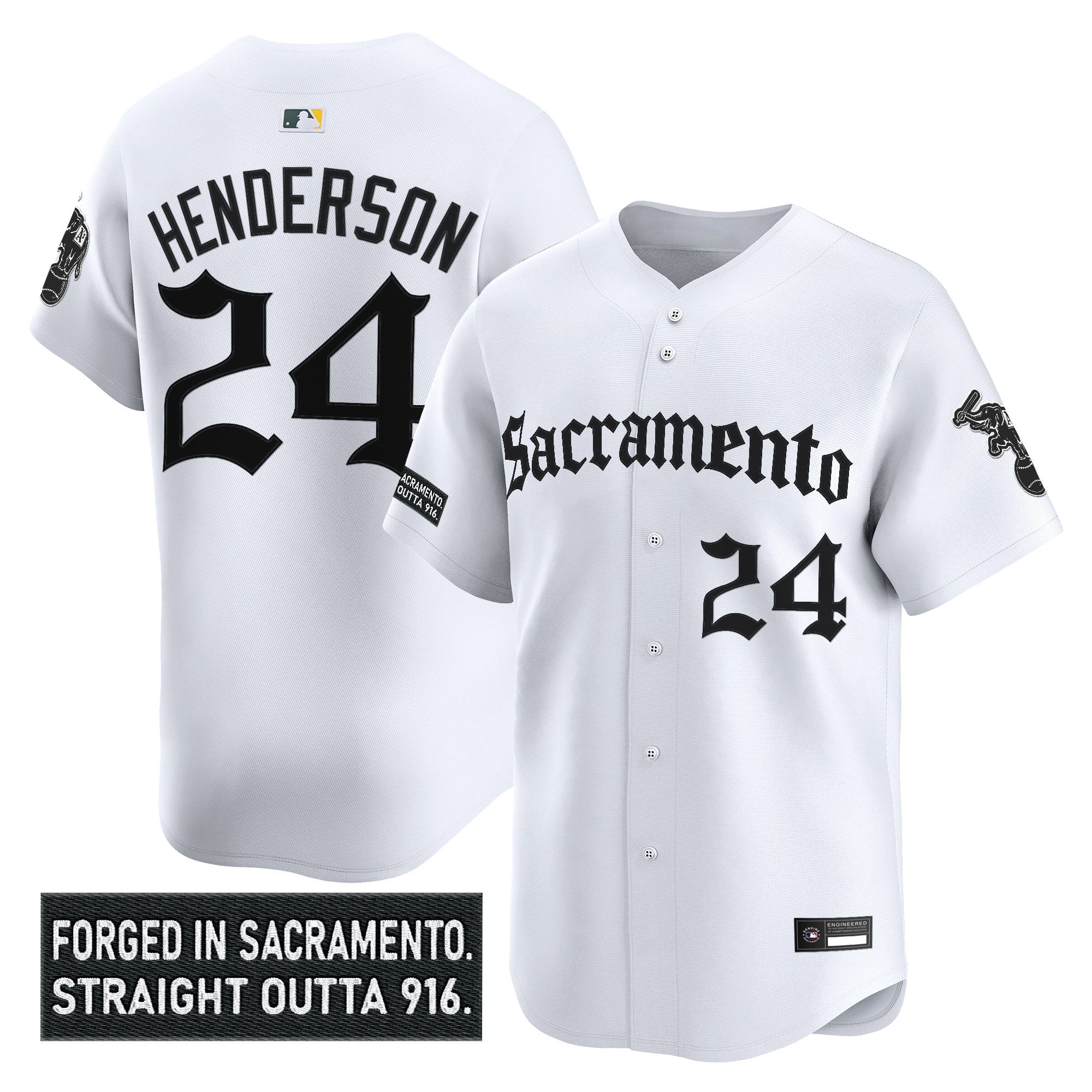 Men’s ‘Sacramento Gothic Edition’ Vapor Premier Limited Jersey