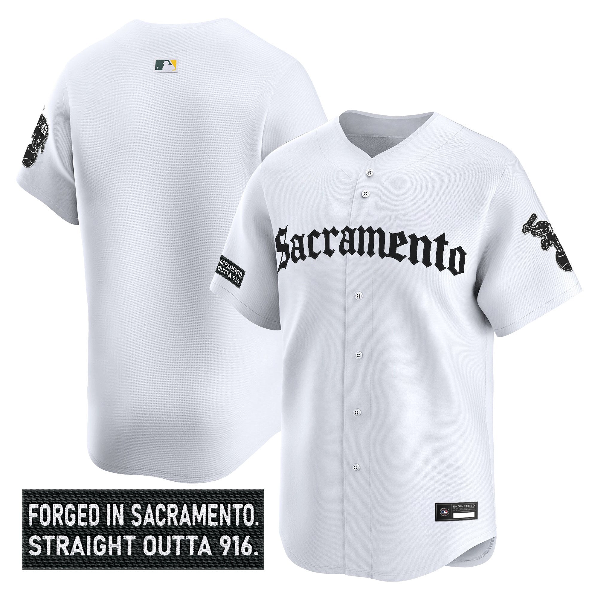 Men’s ‘Sacramento Gothic Edition’ Vapor Premier Limited Jersey