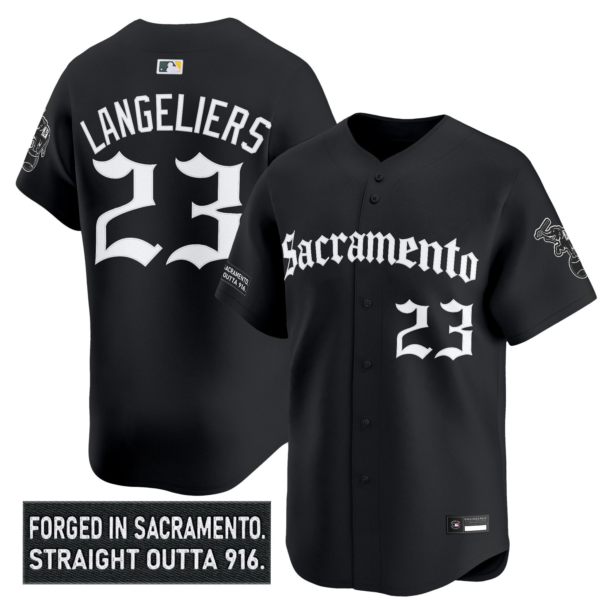 Men’s ‘Sacramento Gothic Edition’ Vapor Premier Limited Jersey