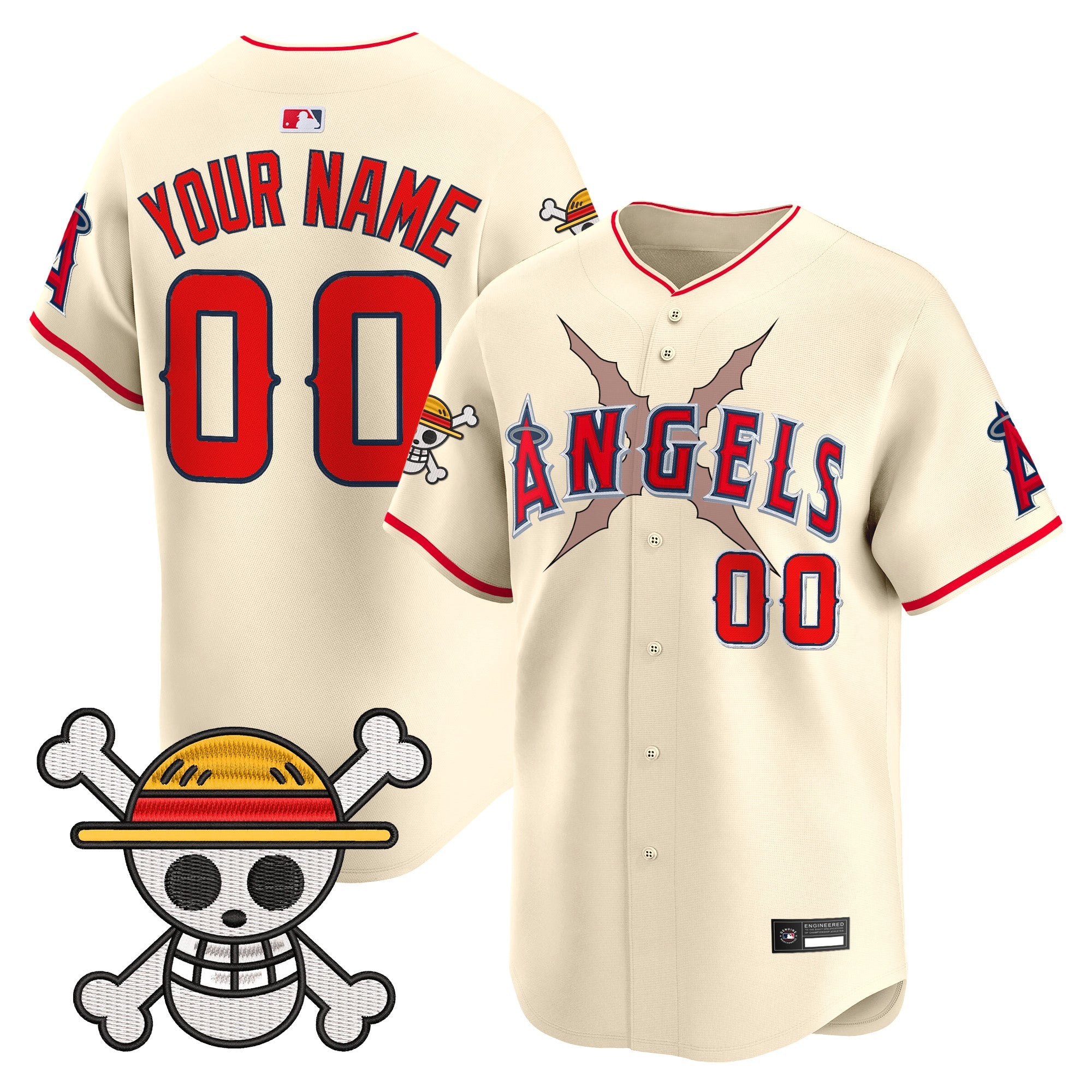 One Piece Vapor Premier Limited Custom Jersey – Stitched