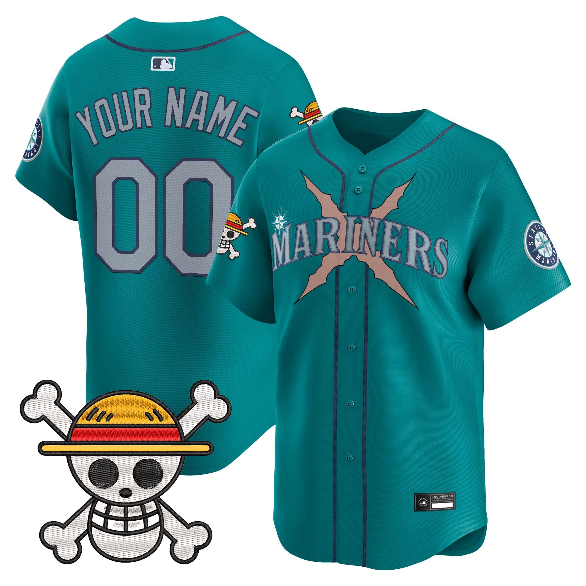 One Piece Vapor Premier Limited Custom Jersey – Stitched