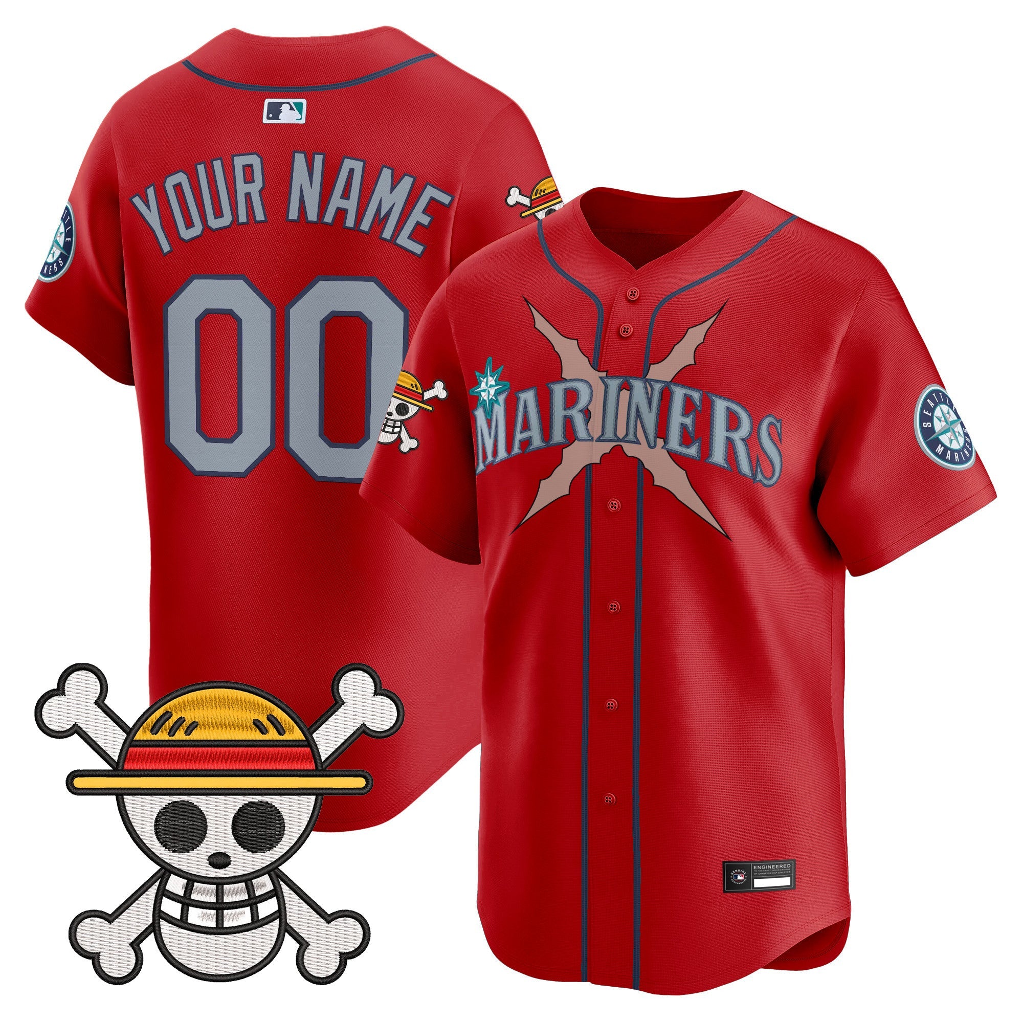 One Piece Vapor Premier Limited Custom Jersey – Stitched