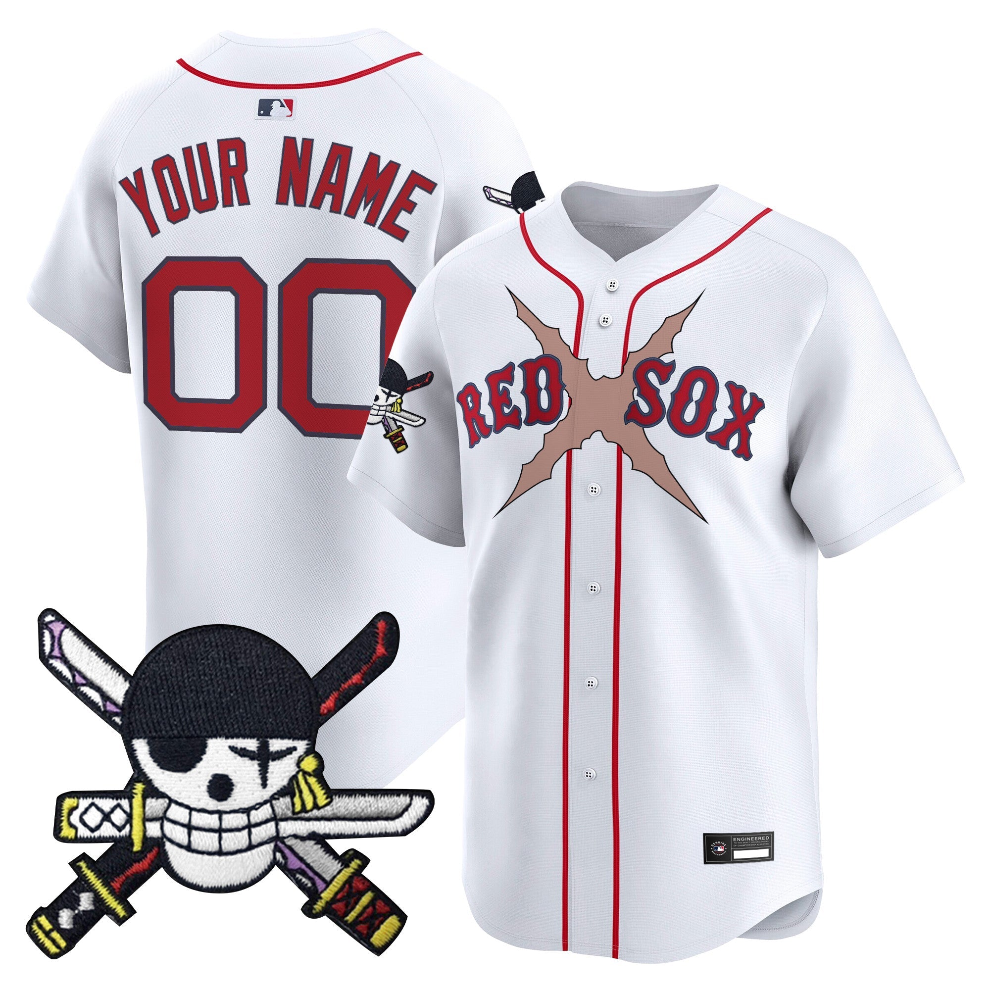 One Piece Zoro Patch Vapor Premier Limited Custom Jersey – Stitched